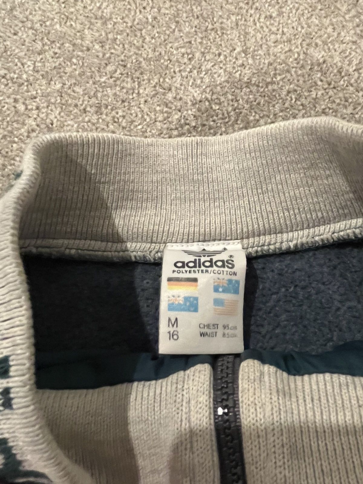 Adidas Adidas Trekking Archive 1/4 Zip Fleece–Rare Vintage Outdoor Size US M / EU 48-50 / 2 - 6 Thumbnail