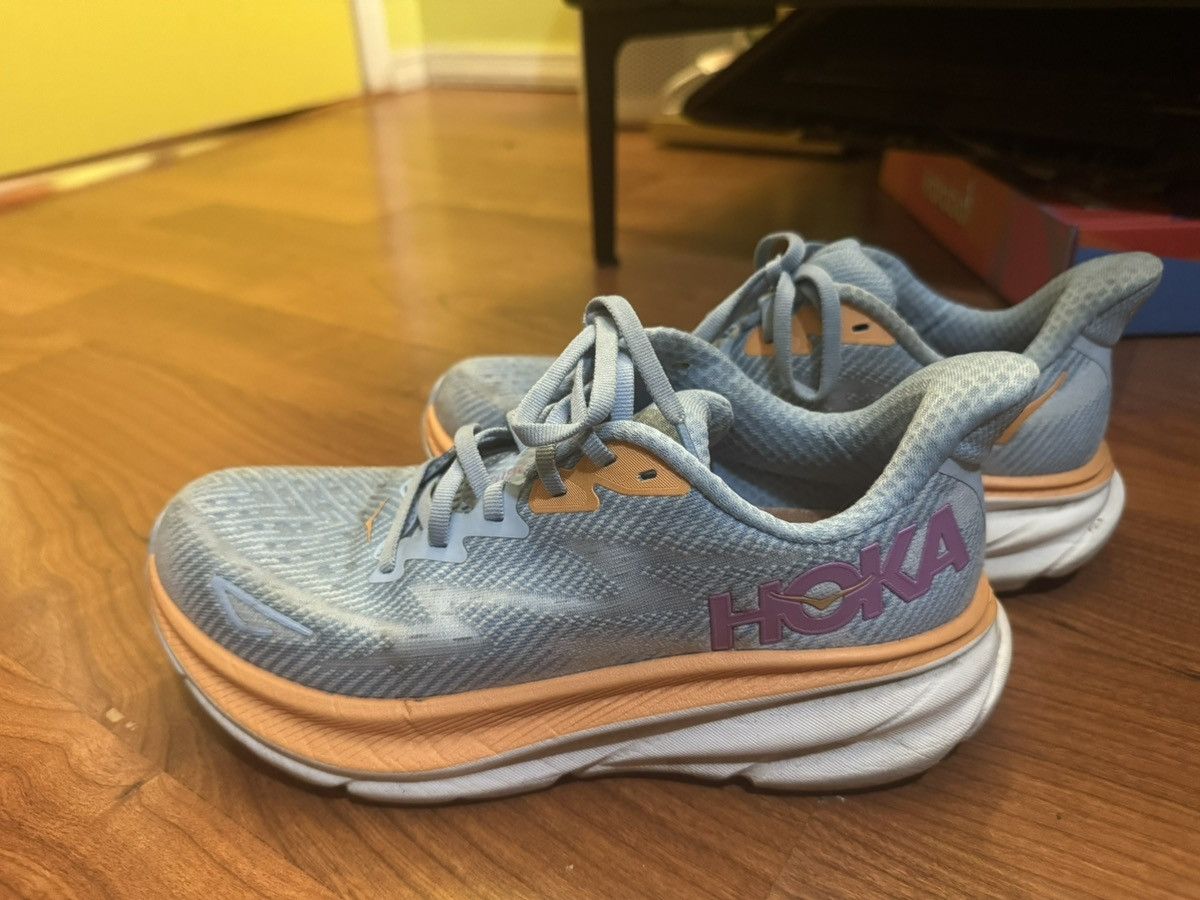 Hoka Size 7 - Hoka One One Clifton 9 Airy Blue Size US 7 / IT 37 - 3 Thumbnail