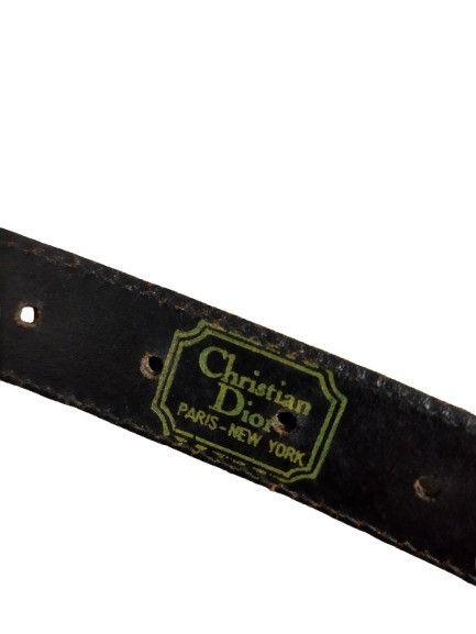 Christian Dior Monsieur Vintage 1980 Christian Dior Elastic Oblique Monogram Belt Size ONE SIZE - 5 Thumbnail