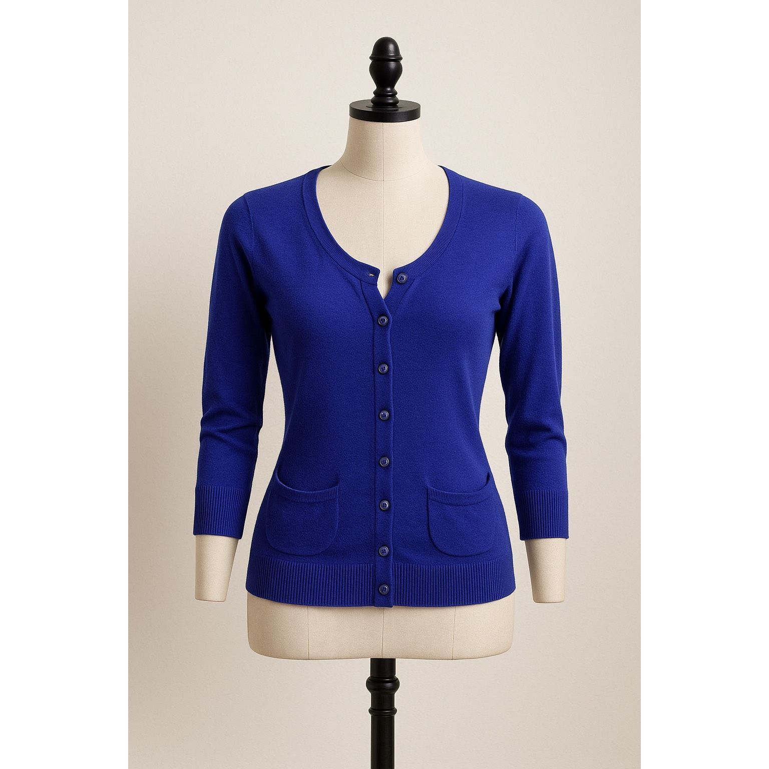 Banana Republic Banana Republic Petite Blue Cardigan XS Size XS / US 0-2 / IT 36-38 - 1 Thumbnail