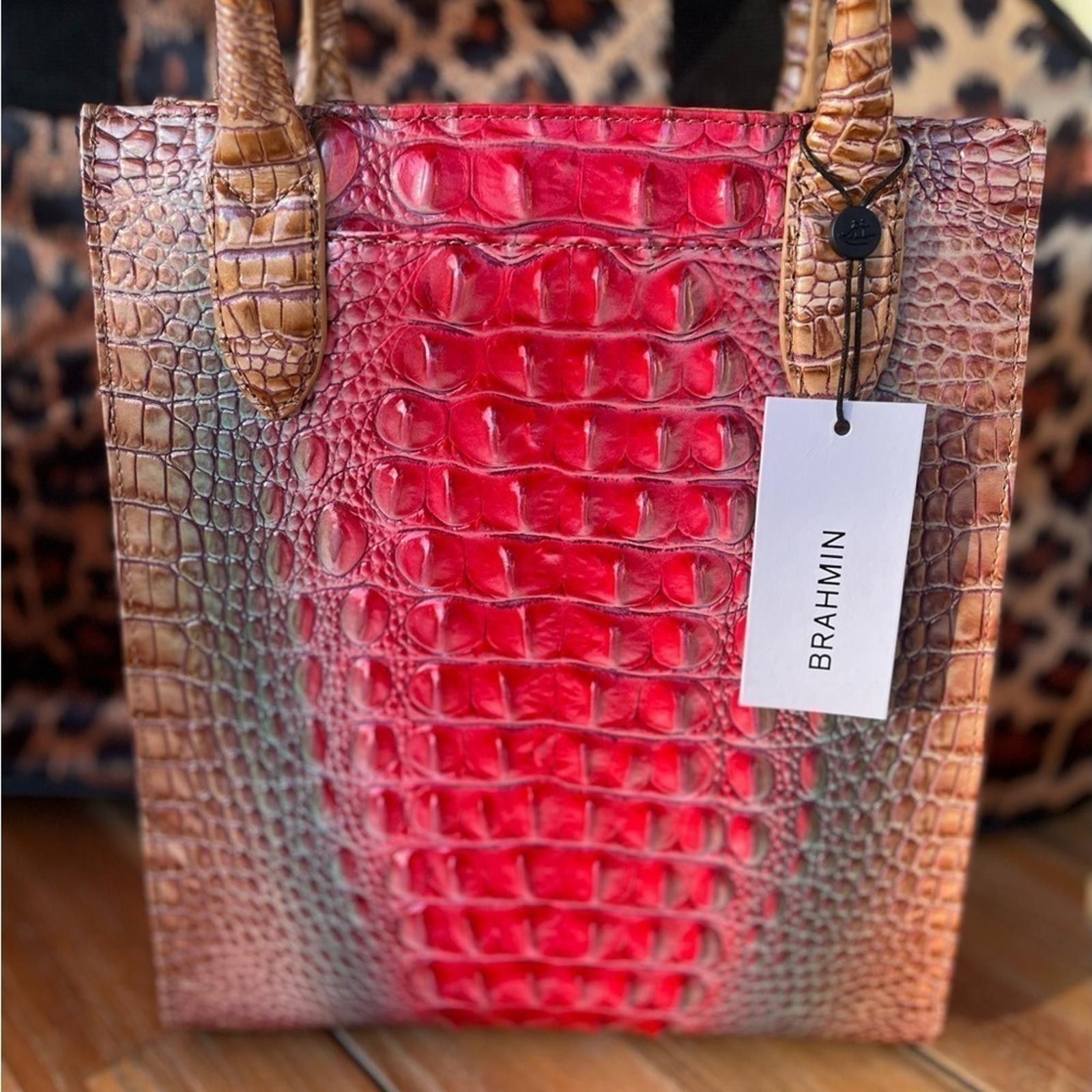 BRAHMIN Brahmin Moira Lakeridge Ombre Melboure Bag With Wallet Size ONE SIZE - 2 Thumbnail