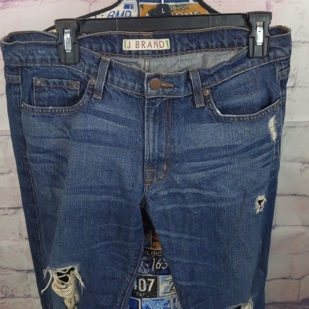 J Brand J BRAND - Camille distressed jeans size 27 Size 34" / US 12 / IT 48 - 2 Thumbnail