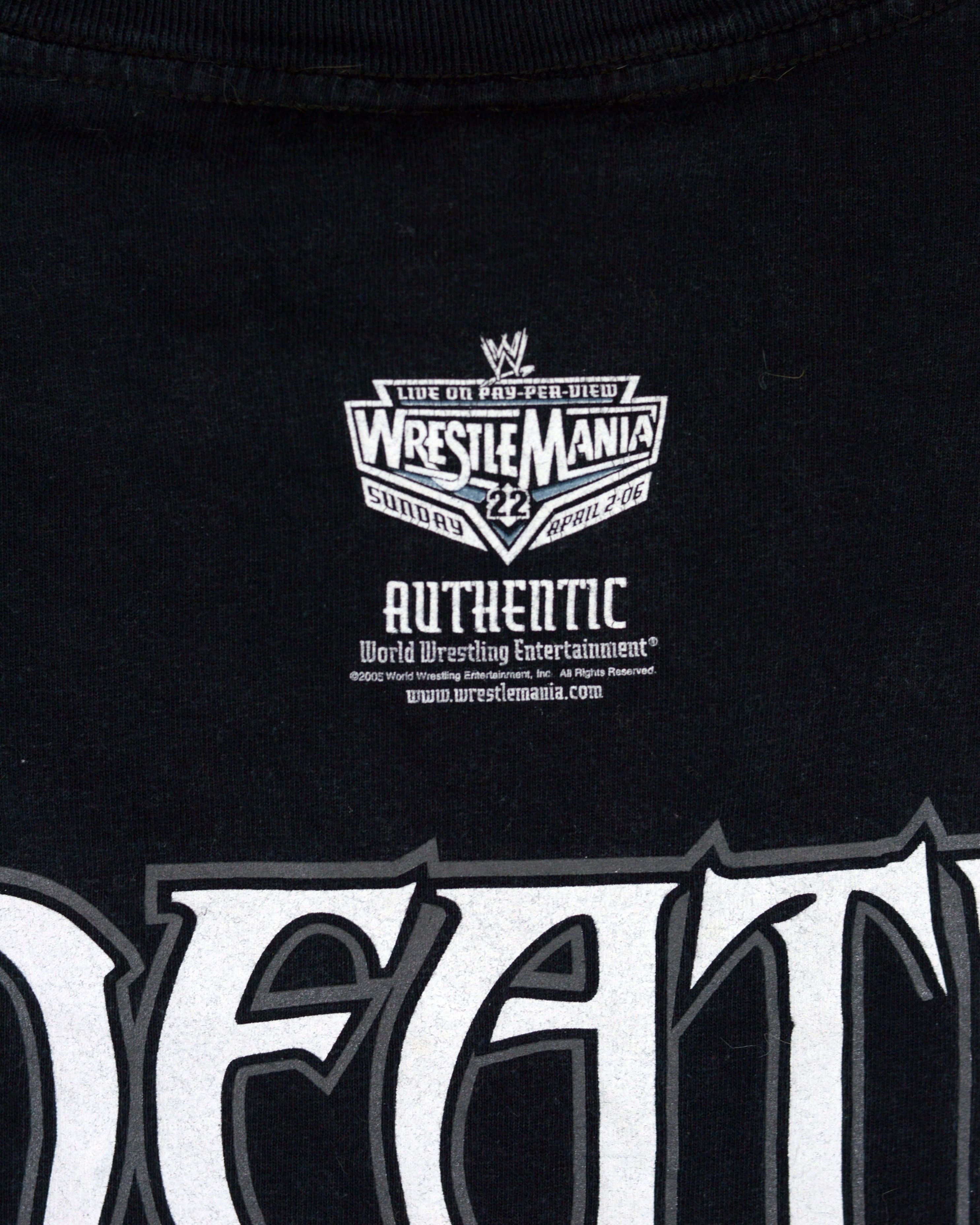 Vintage × WWE Vintage Undertaker Wrestlemania 2005 t shirt Size US L / EU 52-54 / 3 - 5 Thumbnail