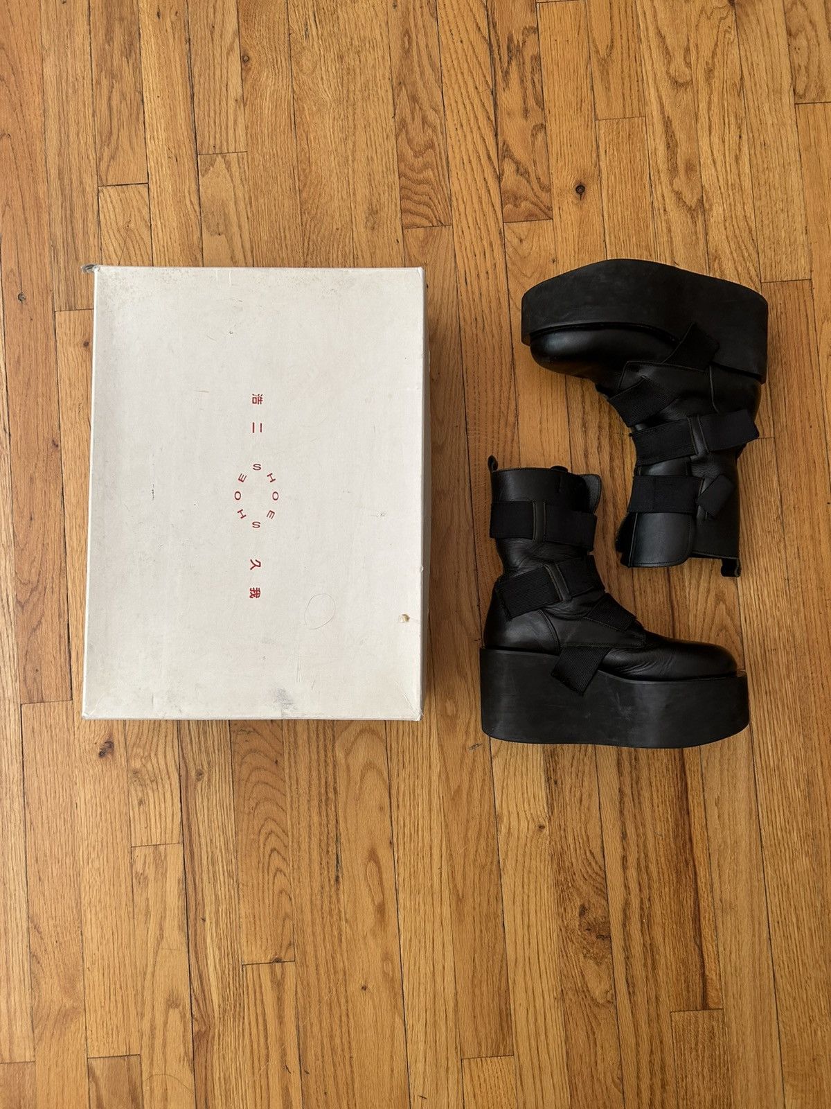 Koji Kuga Saint Tropez Koji Kuga strap platform boots Size US 9.5 / EU 42-43 - 1 Thumbnail