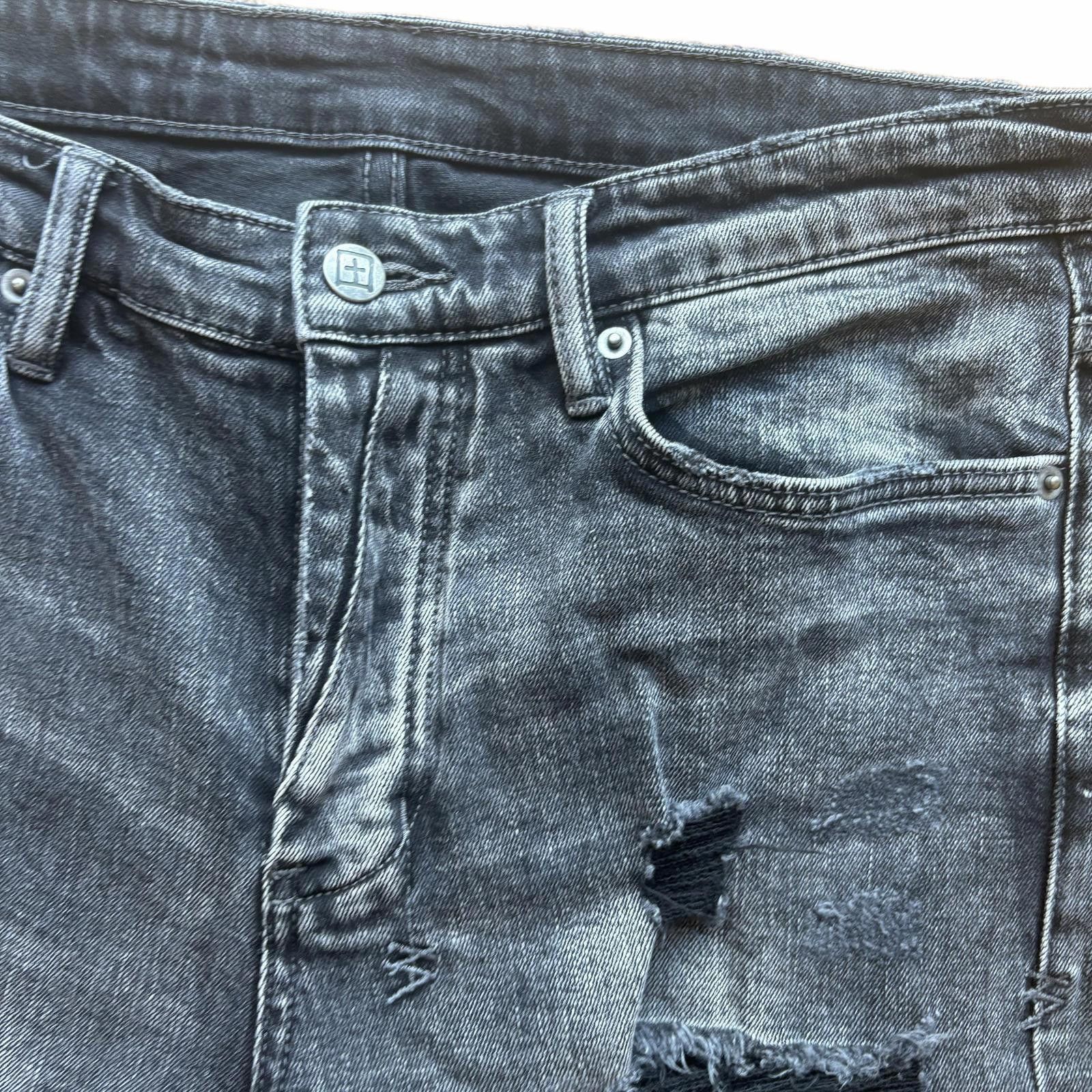 Ksubi Ksubi Black Van Winkle Angst Plateis Jeans Size US 33 - 5 Thumbnail