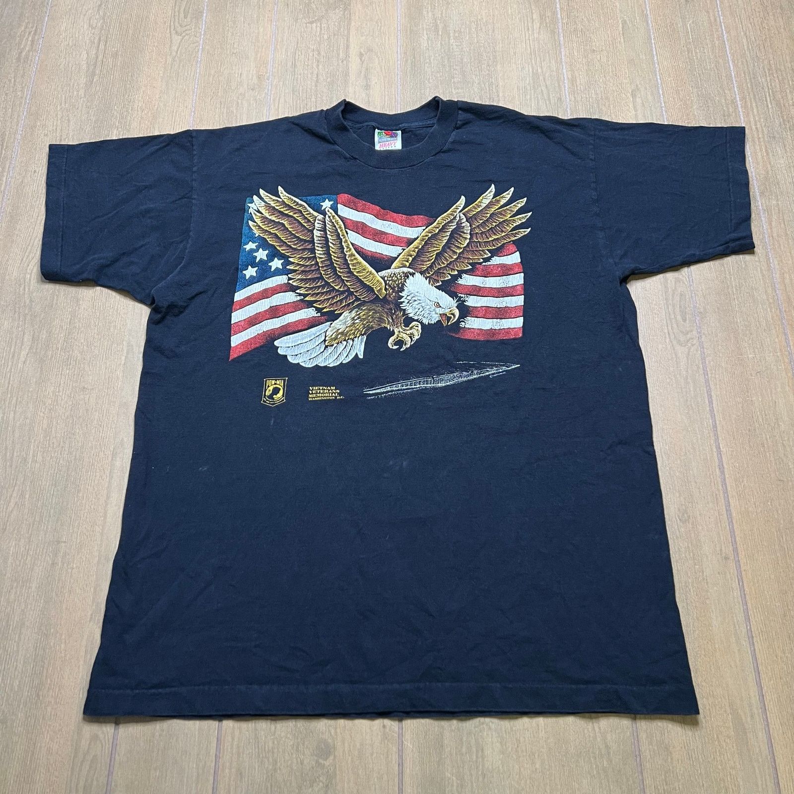 Fruit Of The Loom Vintage 90s American Bald Eagle T Shirt Size XL Size US XL / EU 56 / 4 - 1 Thumbnail