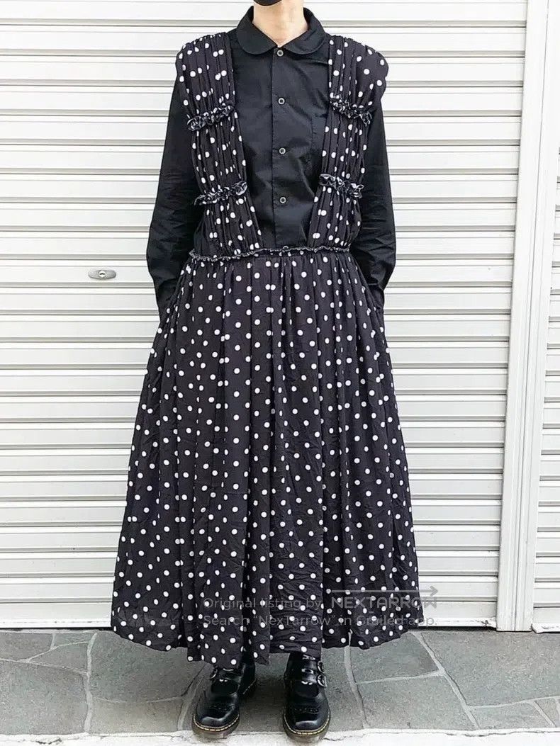 Comme des Garcons Comme des Garcons Ruffled Polka Dot Overalls Dress Size M / US 6-8 / IT 42-44 - 1 Thumbnail