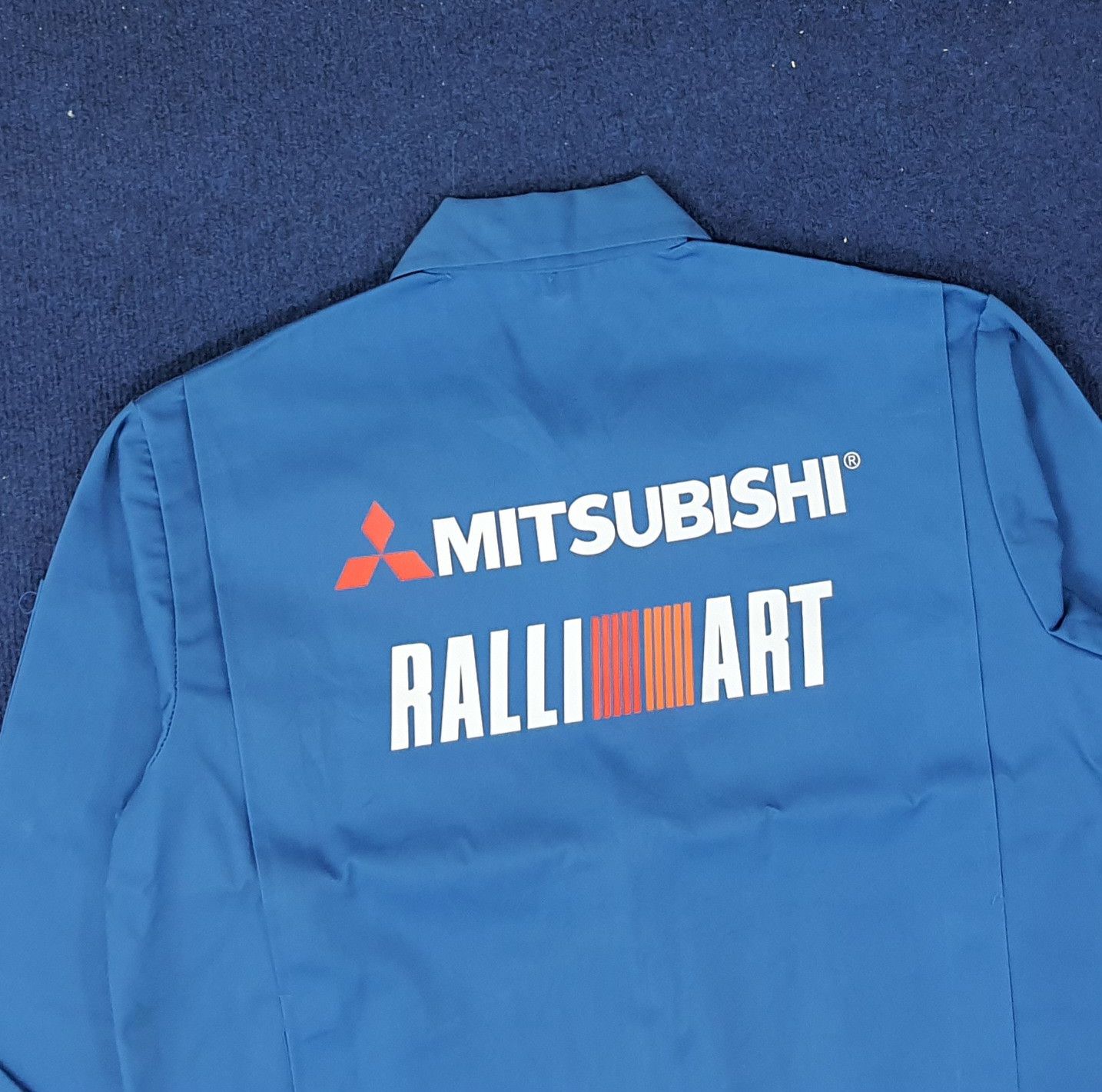 Japanese Brand × Vintage Vintage Mitsubishi RalliArt Japan Motorsports Jacket C220N10 Size US M / EU 48-50 / 2 - 2 Thumbnail
