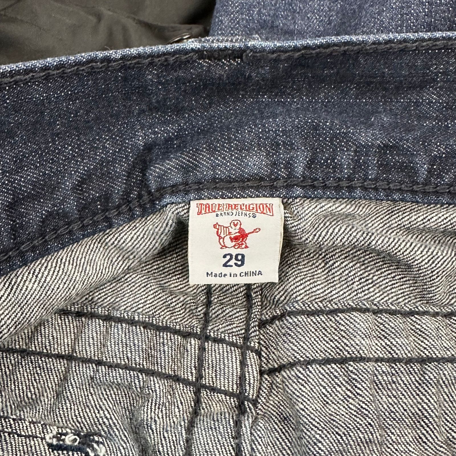 True Religion True Religion Skinny Flap Jeans Pants Dark Blue Size 29 B20 Size US 29 - 8 Thumbnail
