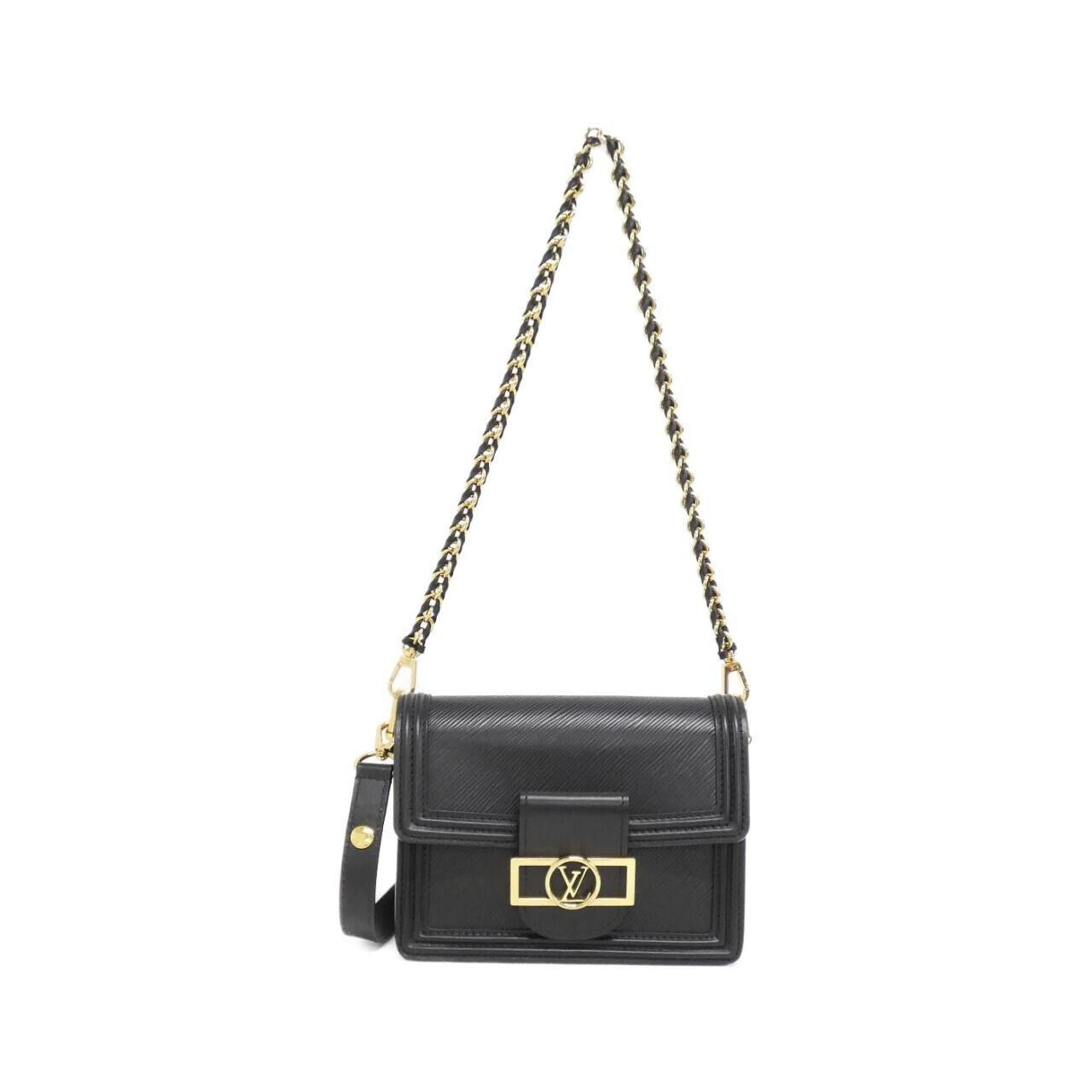 Louis Vuitton Epi Dauphine Mini M55964 Shoulder Bag in Black, Women's