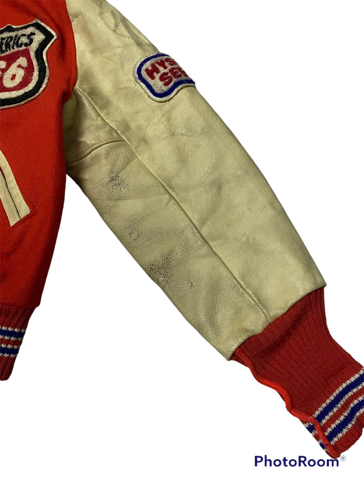 Vtg 90s Hysteric Glamour 666 Jacket Varsity Red Colour