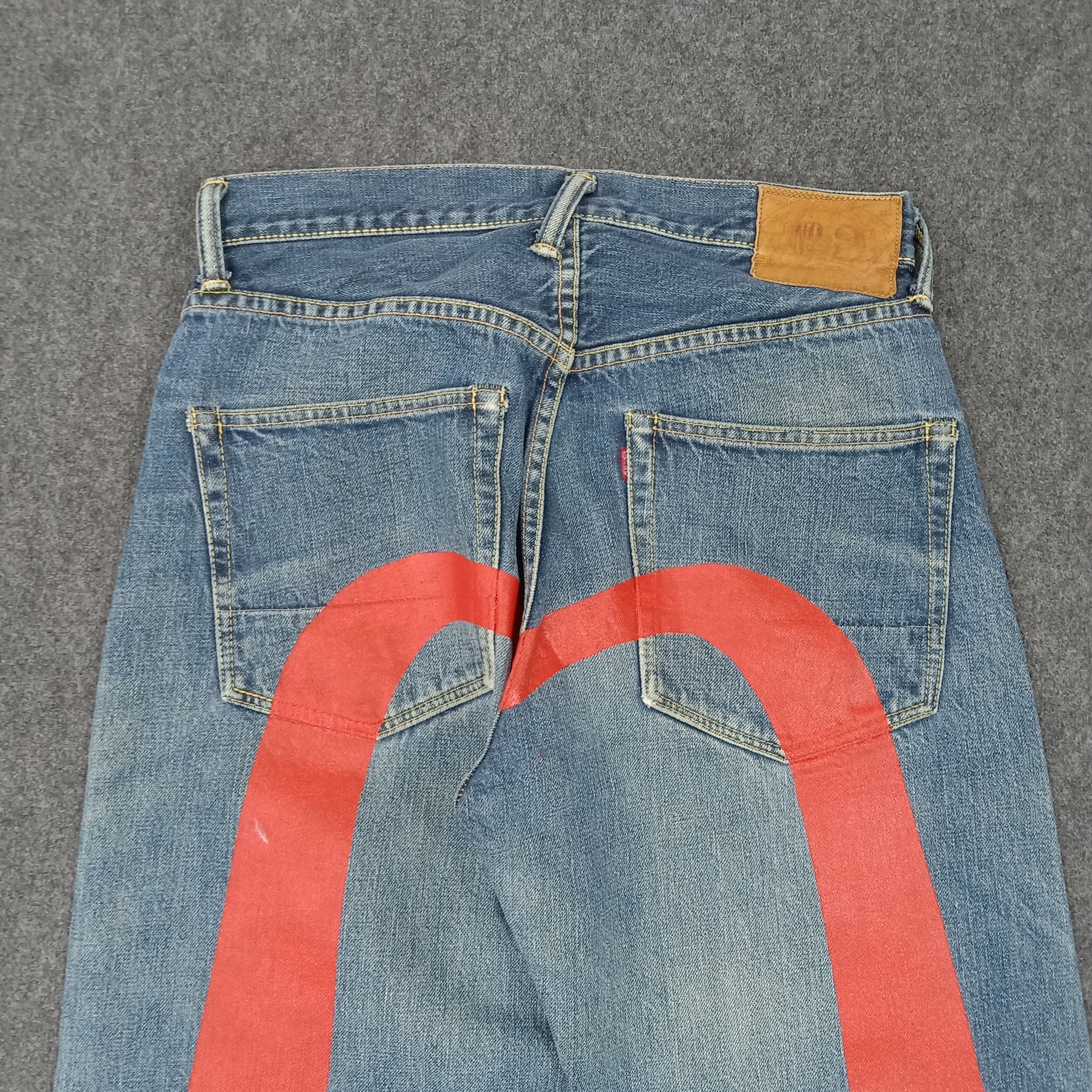 Evisu Evisu Selvedge Japanese Daicock Custom Art Denim Jeans Size US 30 / EU 46 - 2 Thumbnail