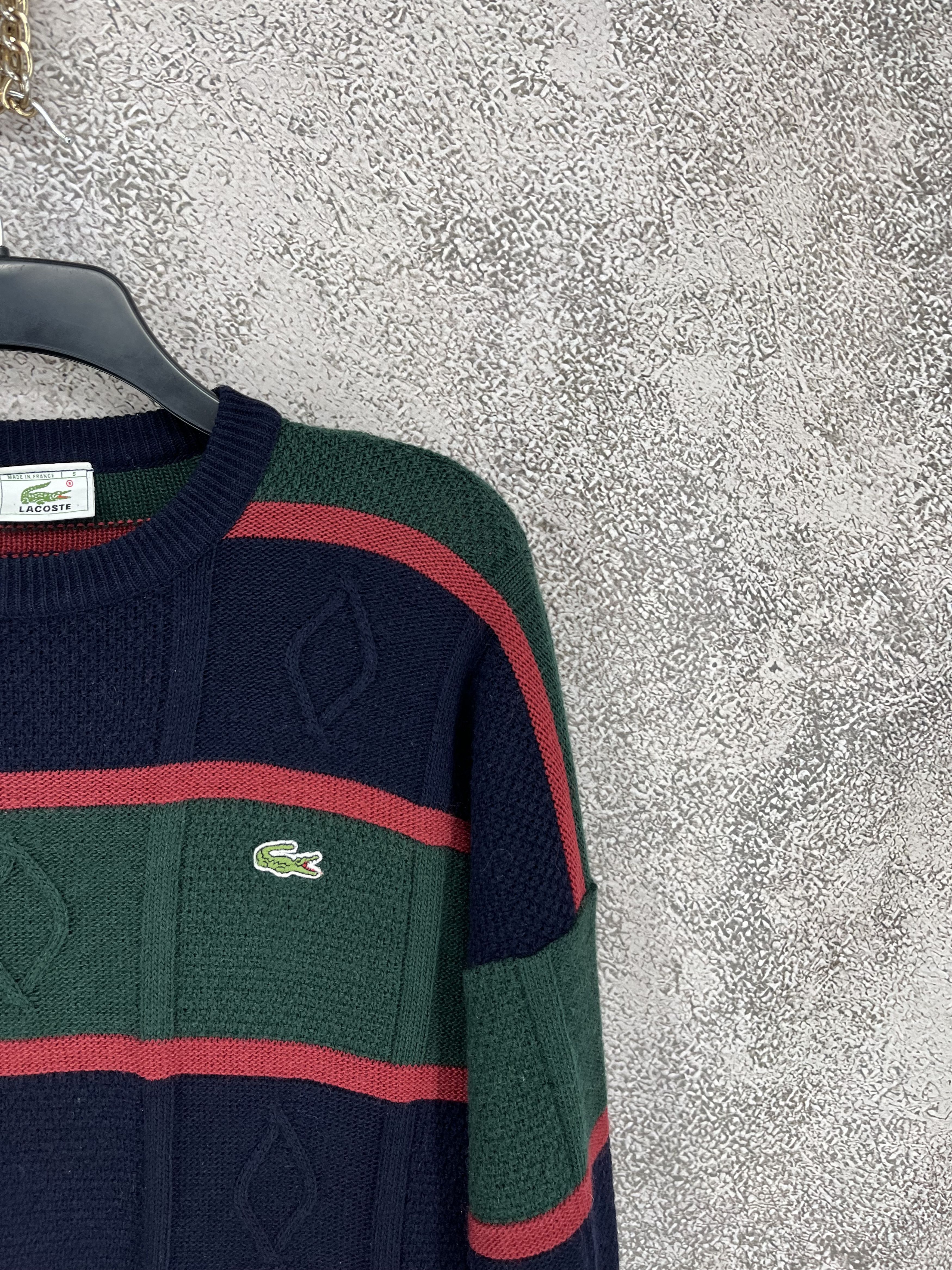 Lacoste Vintage 90S Chemise Lacoste Knitted Sweatshirt Size US M / EU 48-50 / 2 - 6 Thumbnail