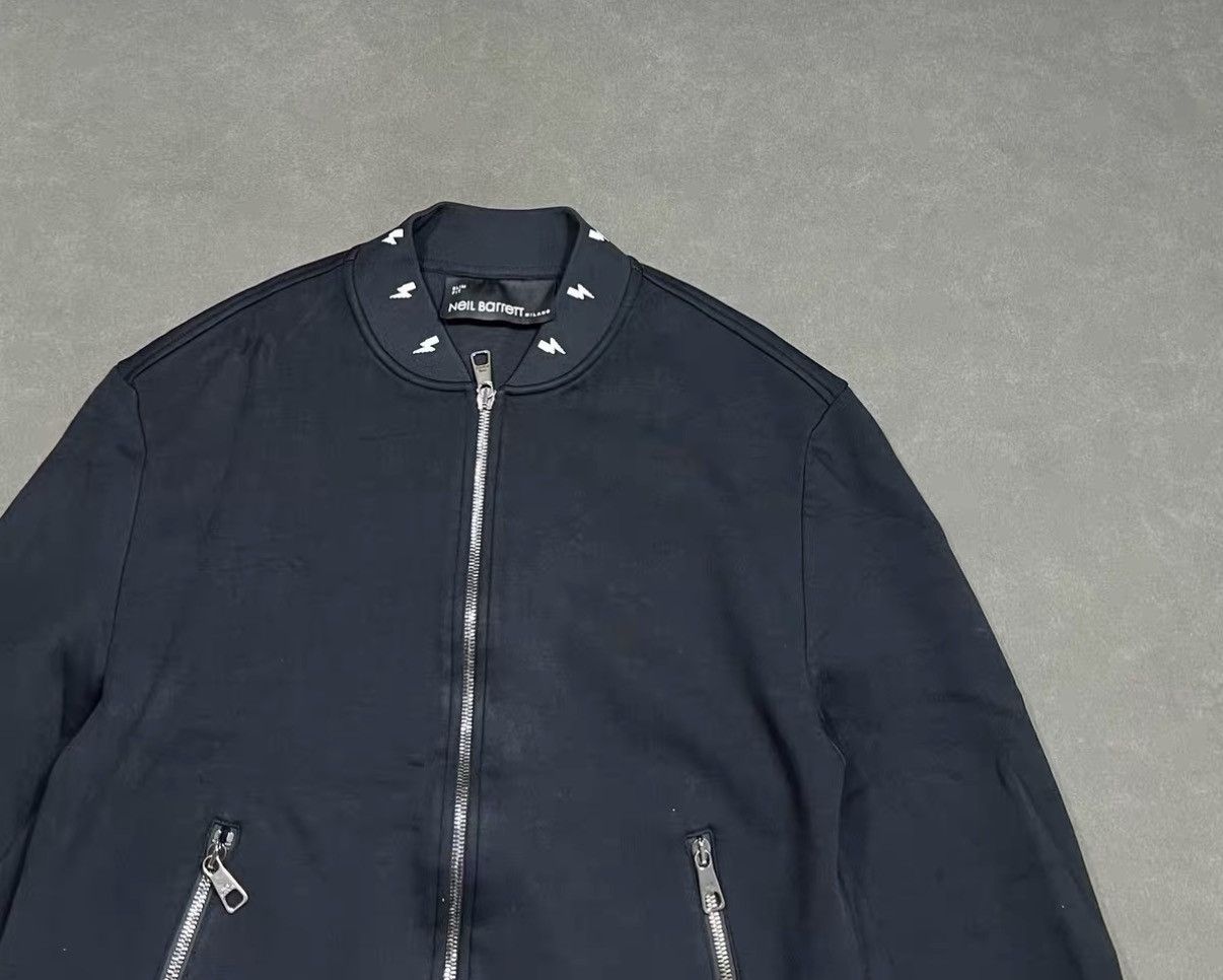 Neil Barrett Neil Barrett Lightning Logo Zip-Up Jacket J16 Size US S / EU 44-46 / 1 - 4 Thumbnail
