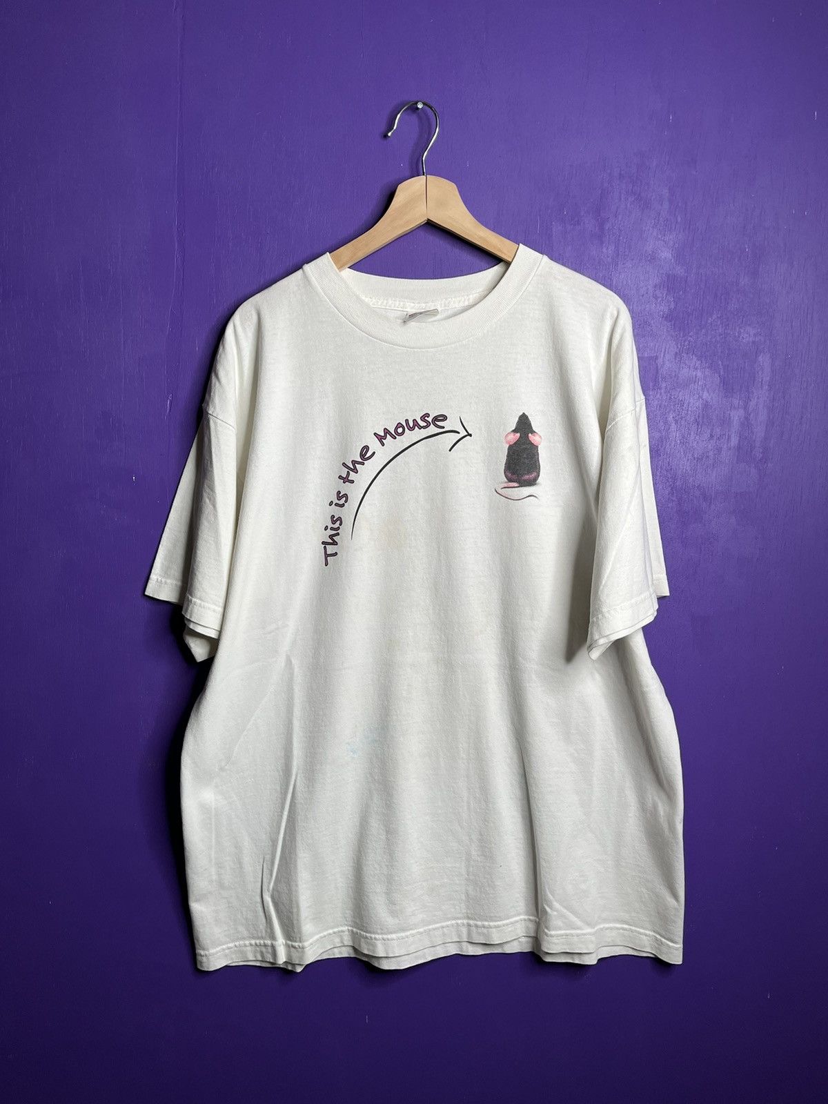 Movie × Vintage Vintage 1997 Mouse hunt movie promo t-shirt | Grailed