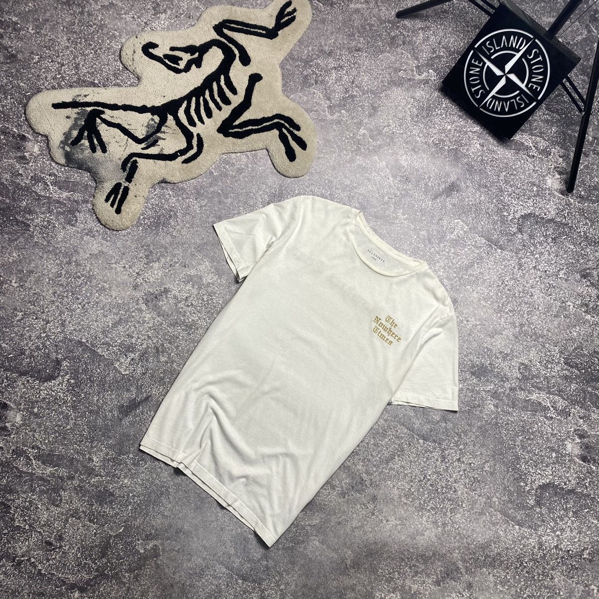 Allsaints Designer All Saints Big logo The Nowhere times y2k tee Size US M / EU 48-50 / 2 - 1 Thumbnail