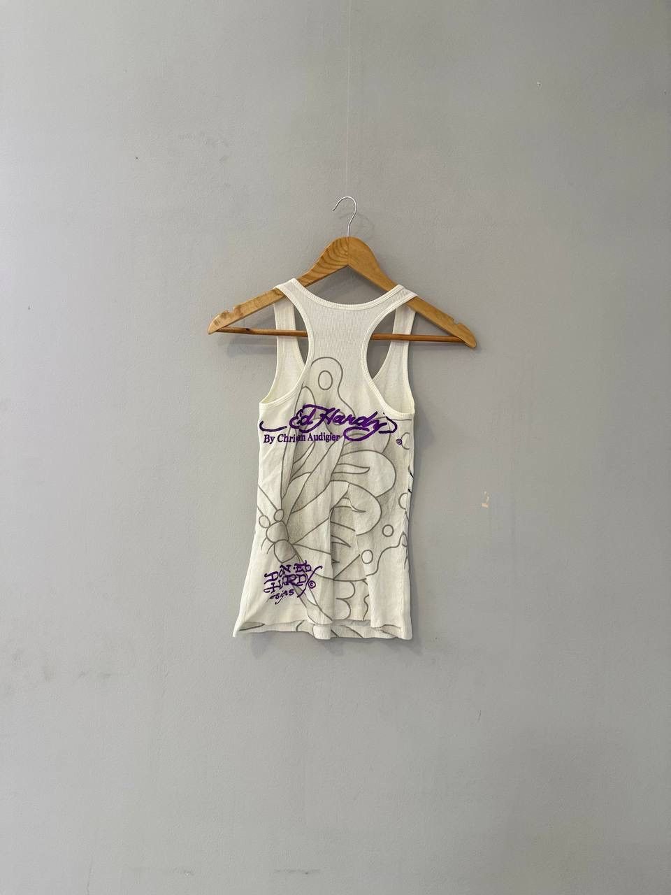 Ed Hardy Ed Hardy Tank Top Blouse Drip Avant Garde Size L / US 10 / IT 46 - 8 Thumbnail