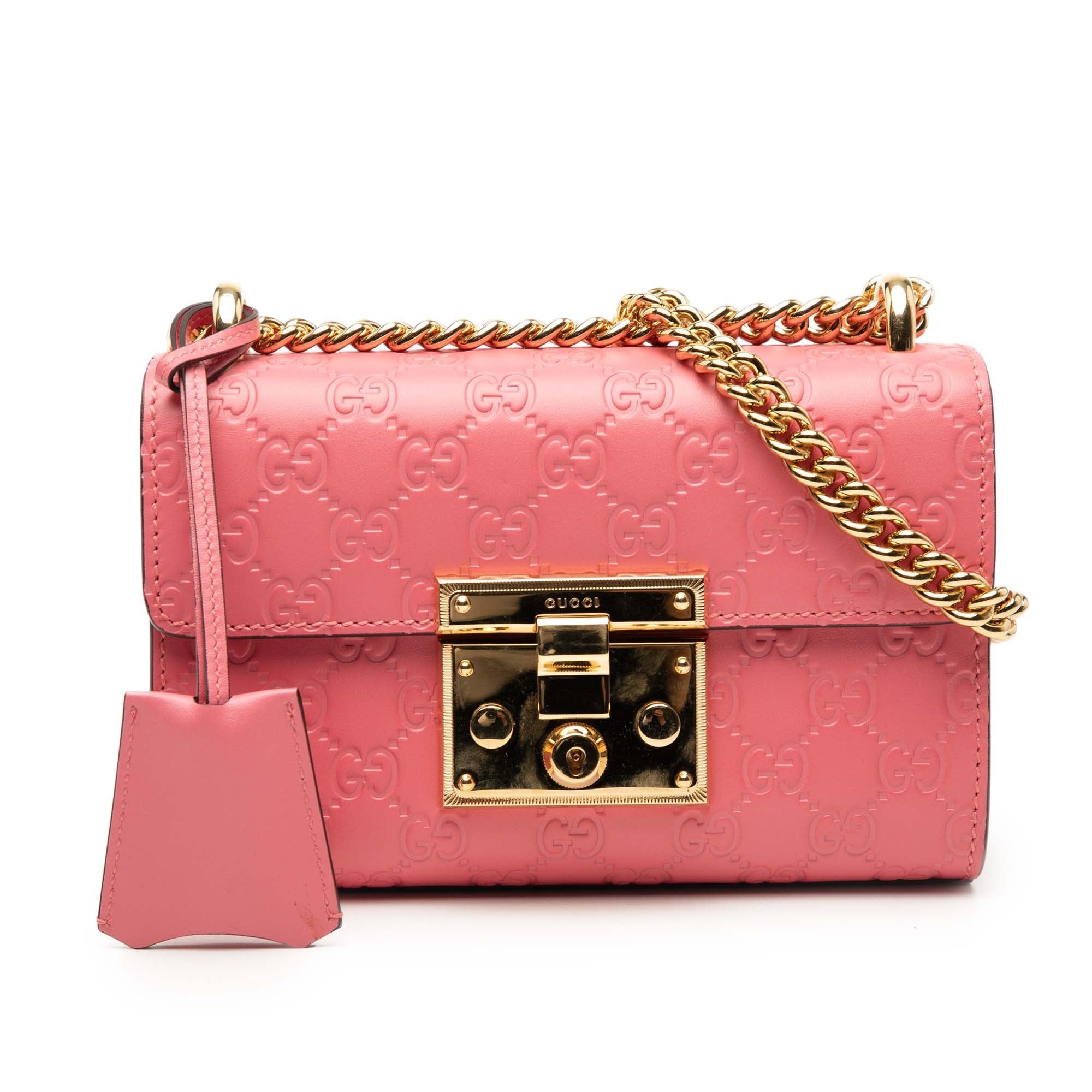 Gucci Small Guccissima Padlock Crossbody Size ONE SIZE - 1 Thumbnail