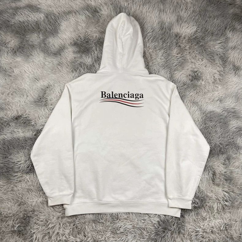 Balenciaga Balenciaga White waves cola logo sweater Size US M / EU 48-50 / 2 - 2 Thumbnail