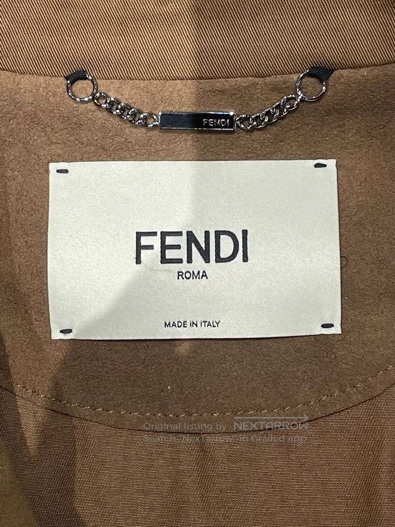 Fendi Fendi Caramel sheer fabric jacket Size XXS / US 00 / IT 34 - 5 Thumbnail