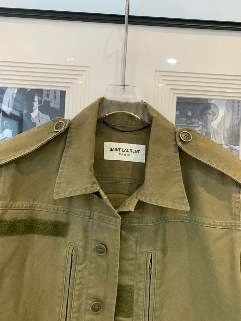 Saint Laurent Paris Saint Laurent Paris Saint Laurent Shark Jacket with Colorf Size US XS / EU 42 / 0 - 5 Thumbnail