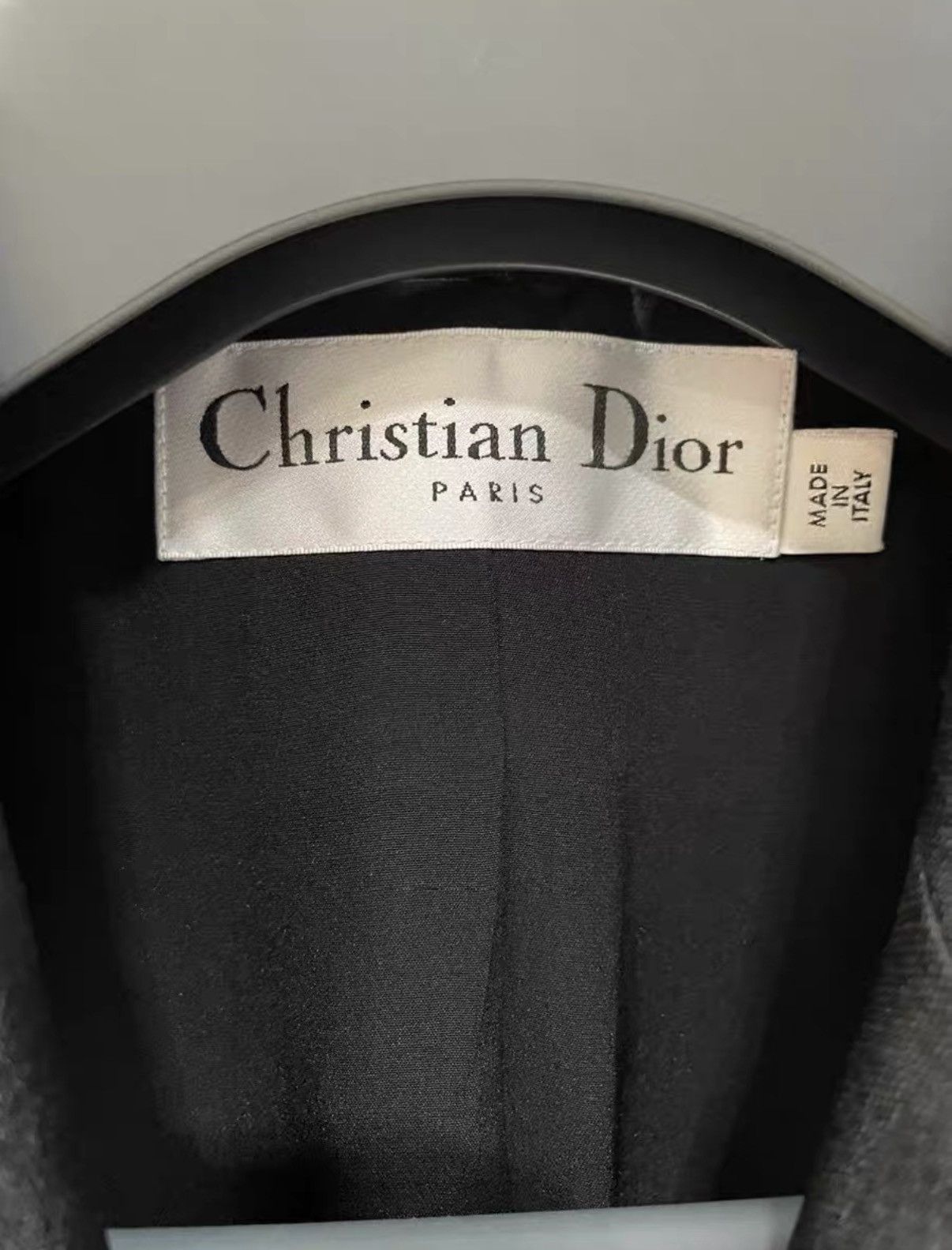 Dior Dior Black Collector's Edition Badge Wool-Silk Blazer J33 Size XS / US 0-2 / IT 36-38 - 2 Thumbnail