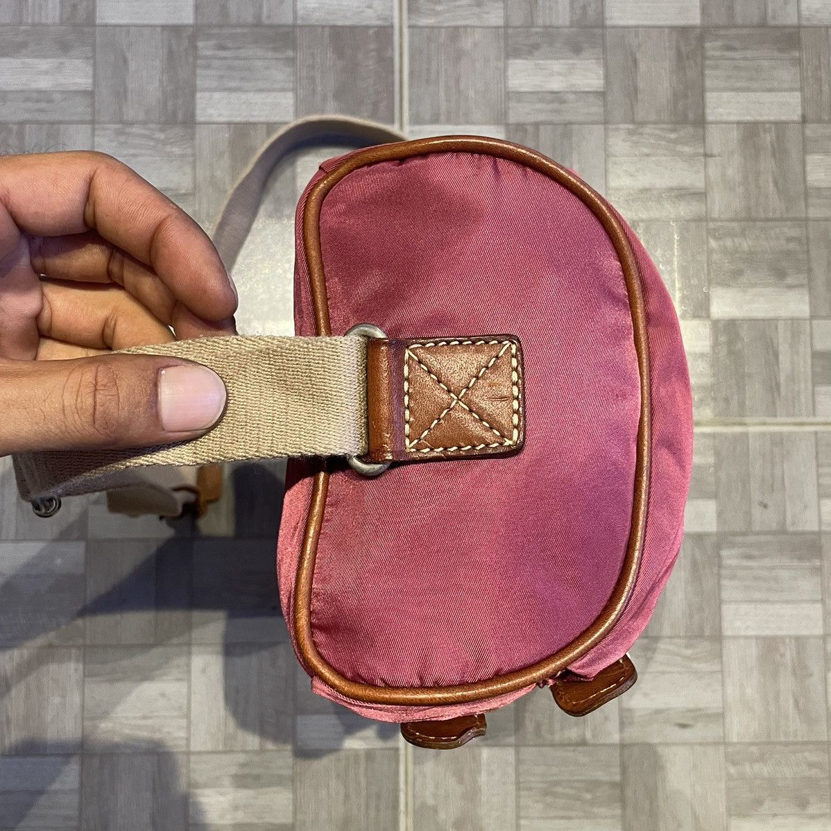 Felisi Felisi Canvas Trim by Leather Crossbody Made in Italy Size ONE SIZE - 7 Thumbnail