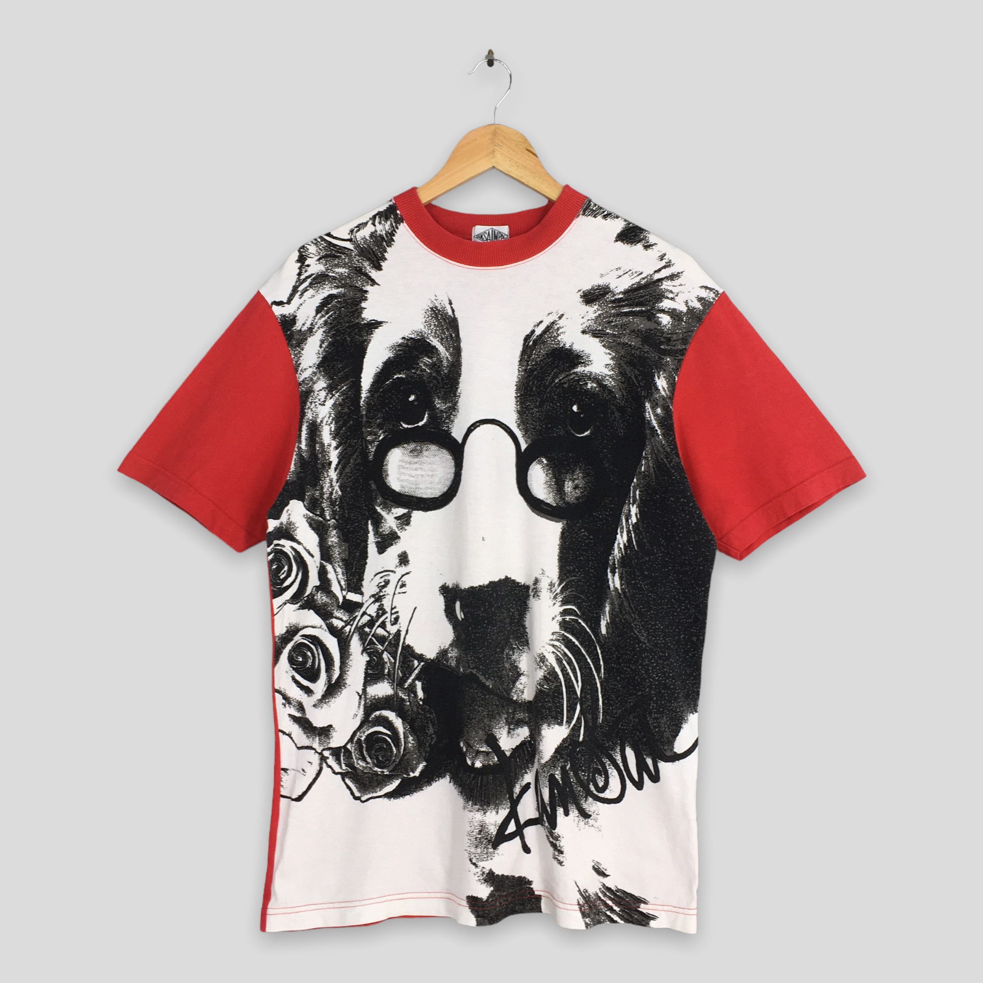Kansai Yamamoto Vintage Kansai Yamamoto Impact Red T Shirt Medium Size US M / EU 48-50 / 2 - 1 Thumbnail