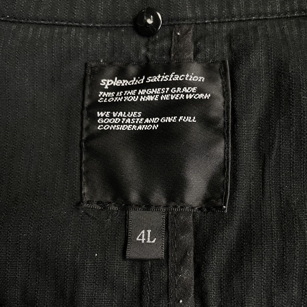 If Six Was Nine SPLENDID SASTIFACTION BUTTON UP PUNK GOTHIC CASUAL JACKET Size US XXL / EU 58 / 5 - 12 Thumbnail