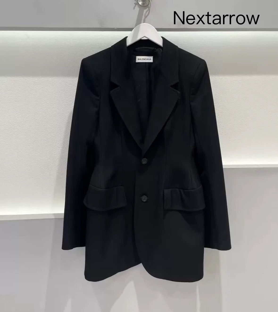 Balenciaga Balenciaga Hourglass Blazer jacket 2412-Nextarrow Size US S / EU 44-46 / 1 - 1 Thumbnail