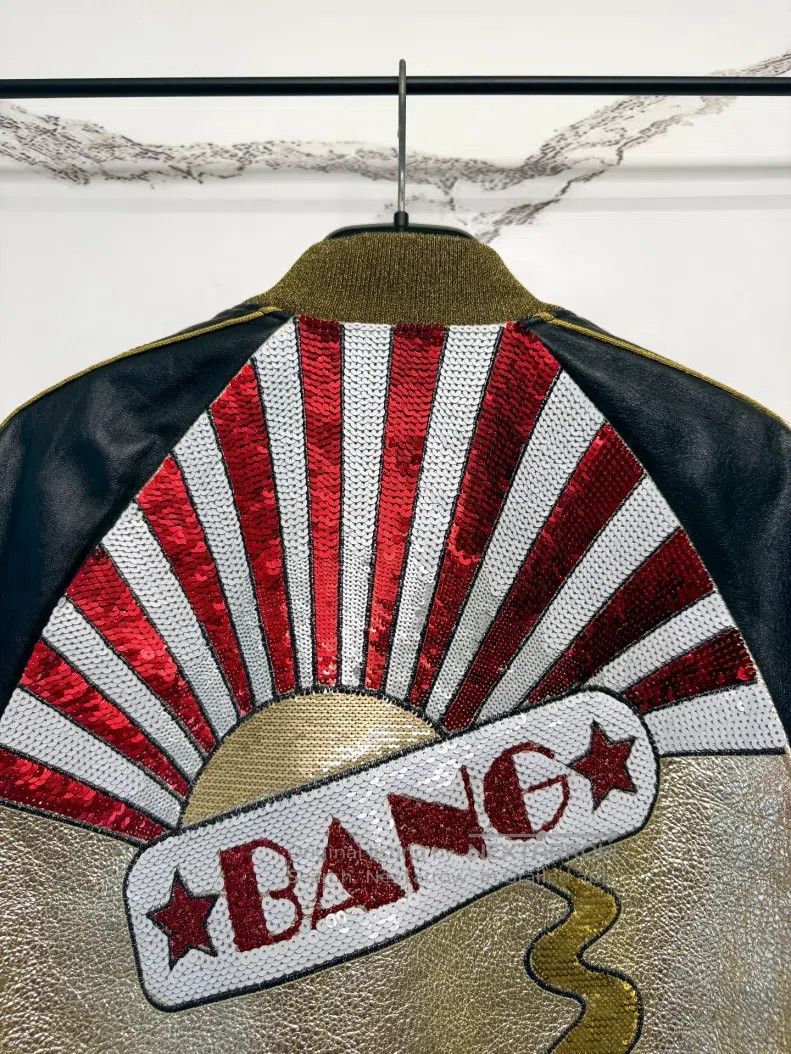 Saint Laurent Paris Saint Laurent Paris Gold Bang Baseball Jacket Size US M / EU 48-50 / 2 - 4 Thumbnail
