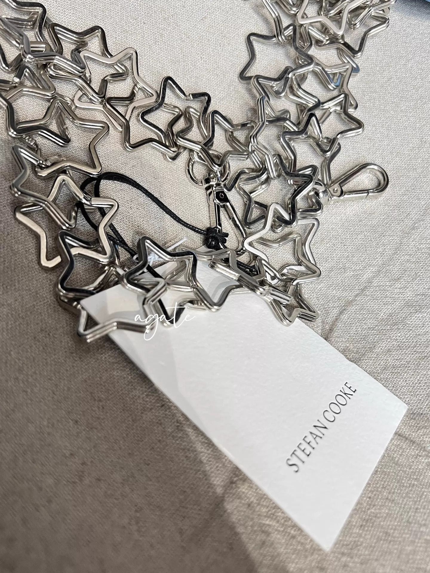 Stefan Cooke STEFAN COOKE Star Silver Chain Size ONE SIZE - 5 Thumbnail