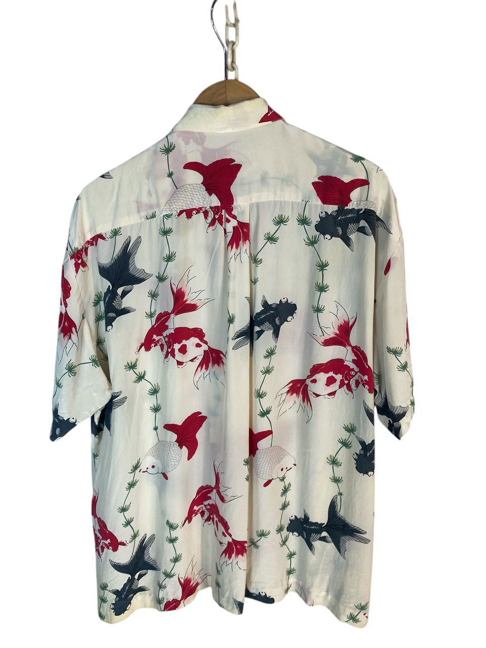 Vintage Unisex🔥 vintage koi fish silk button up shirt by powder big Size US XL / EU 56 / 4 - 2 Thumbnail