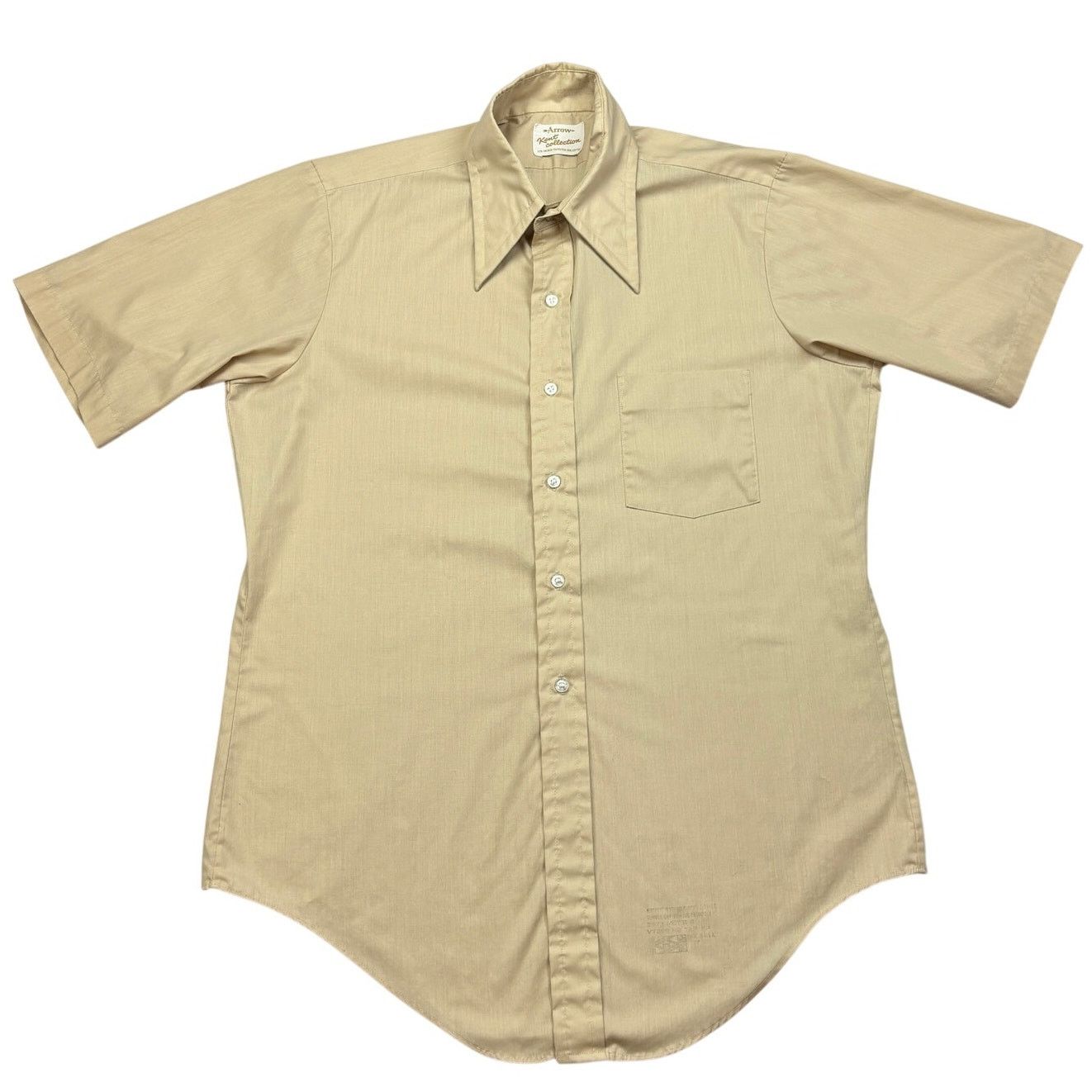 Vintage 70s Arrow Kent Collection Button Up Shirt Men's L
