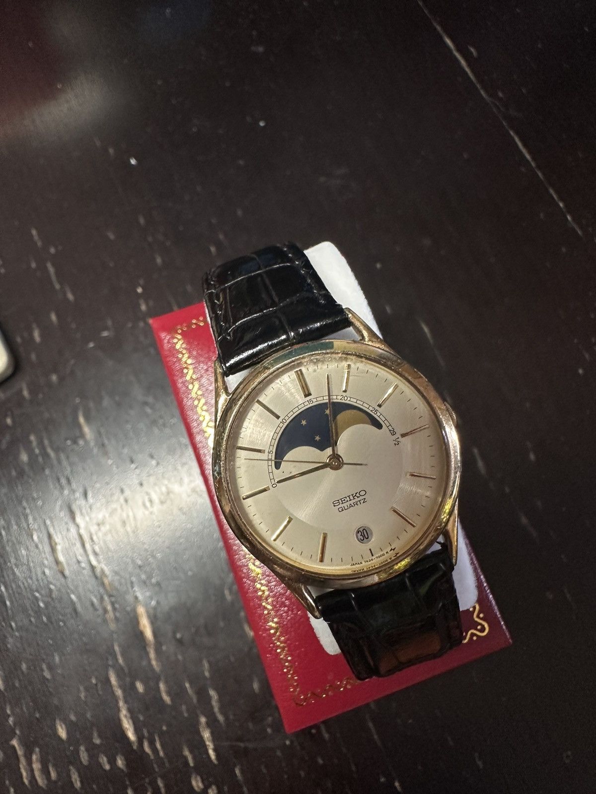 Seiko Vintage Seiko Moonphase 32 MM 7434-7009 Size ONE SIZE - 4 Thumbnail