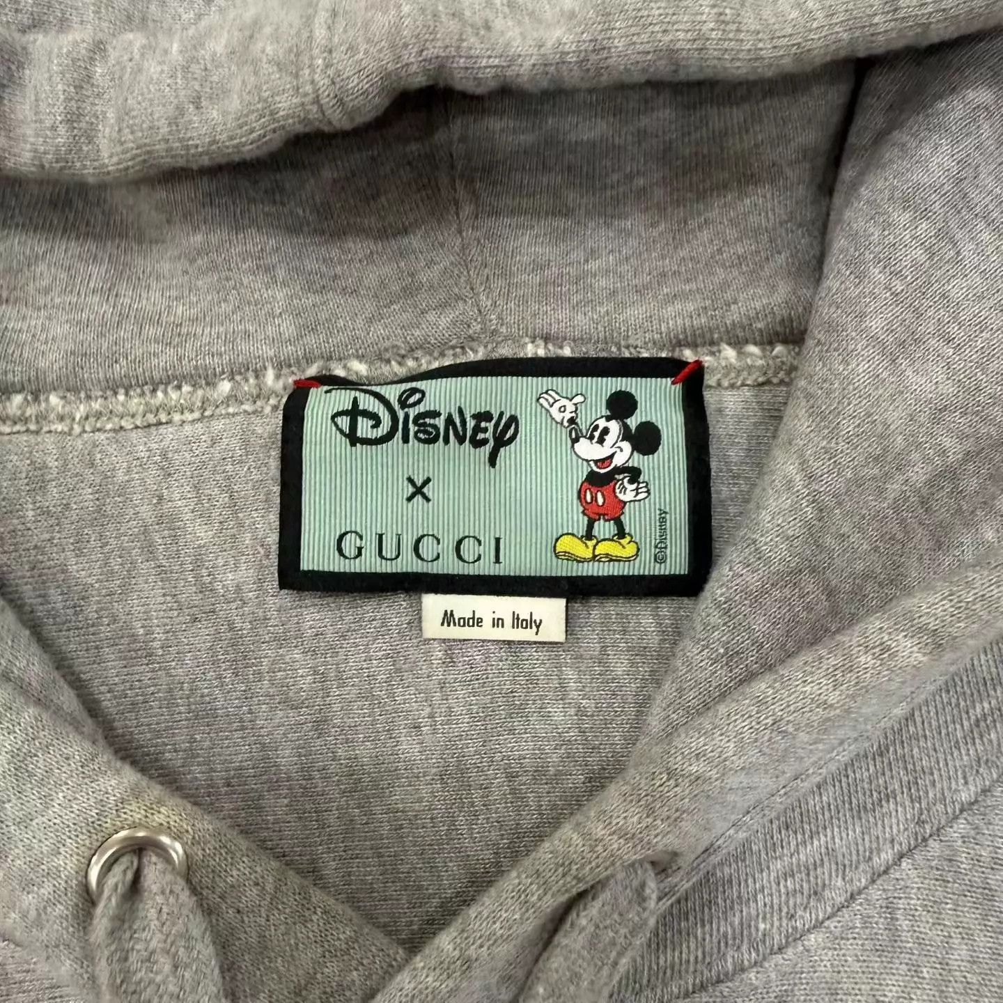 Gucci Gucci x Disney Mickey Mouse Gray Hoodie L Size US L / EU 52-54 / 3 - 3 Thumbnail