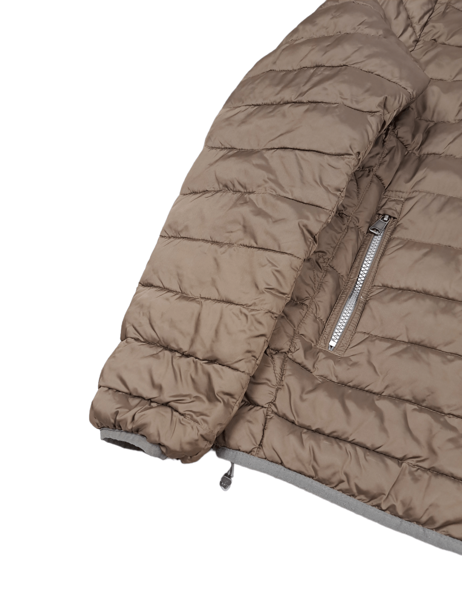 Napapijri × Vintage 💎 Napapijri Brown Outdoor Puffer Light Jacket Size XL Logo Size US XL / EU 56 / 4 - 3 Thumbnail