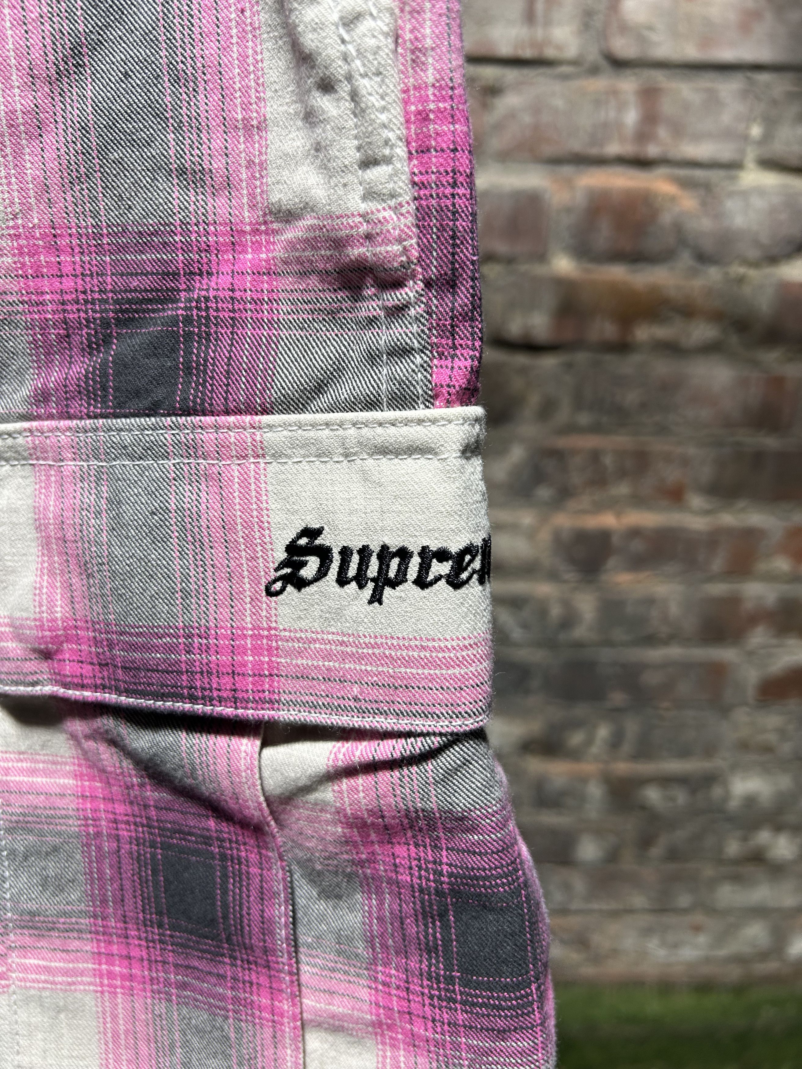 Supreme Supreme Plaid Cargo Shorts Size US 32 / EU 48 - 3 Thumbnail