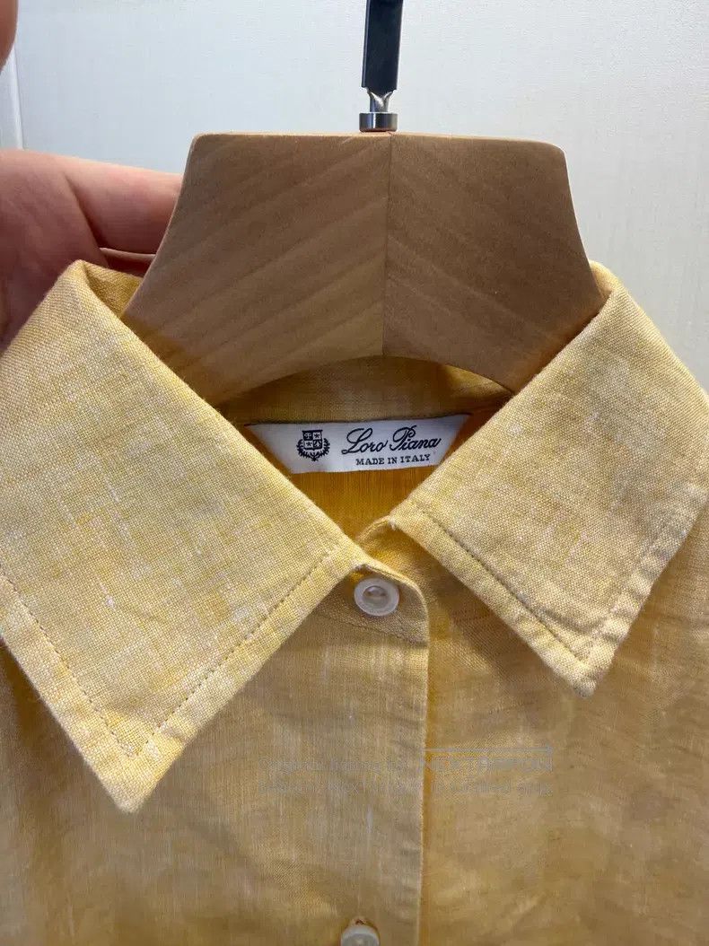 Loro Piana Loro Piana 100% linen shirt Size XS / US 0-2 / IT 36-38 - 4 Thumbnail