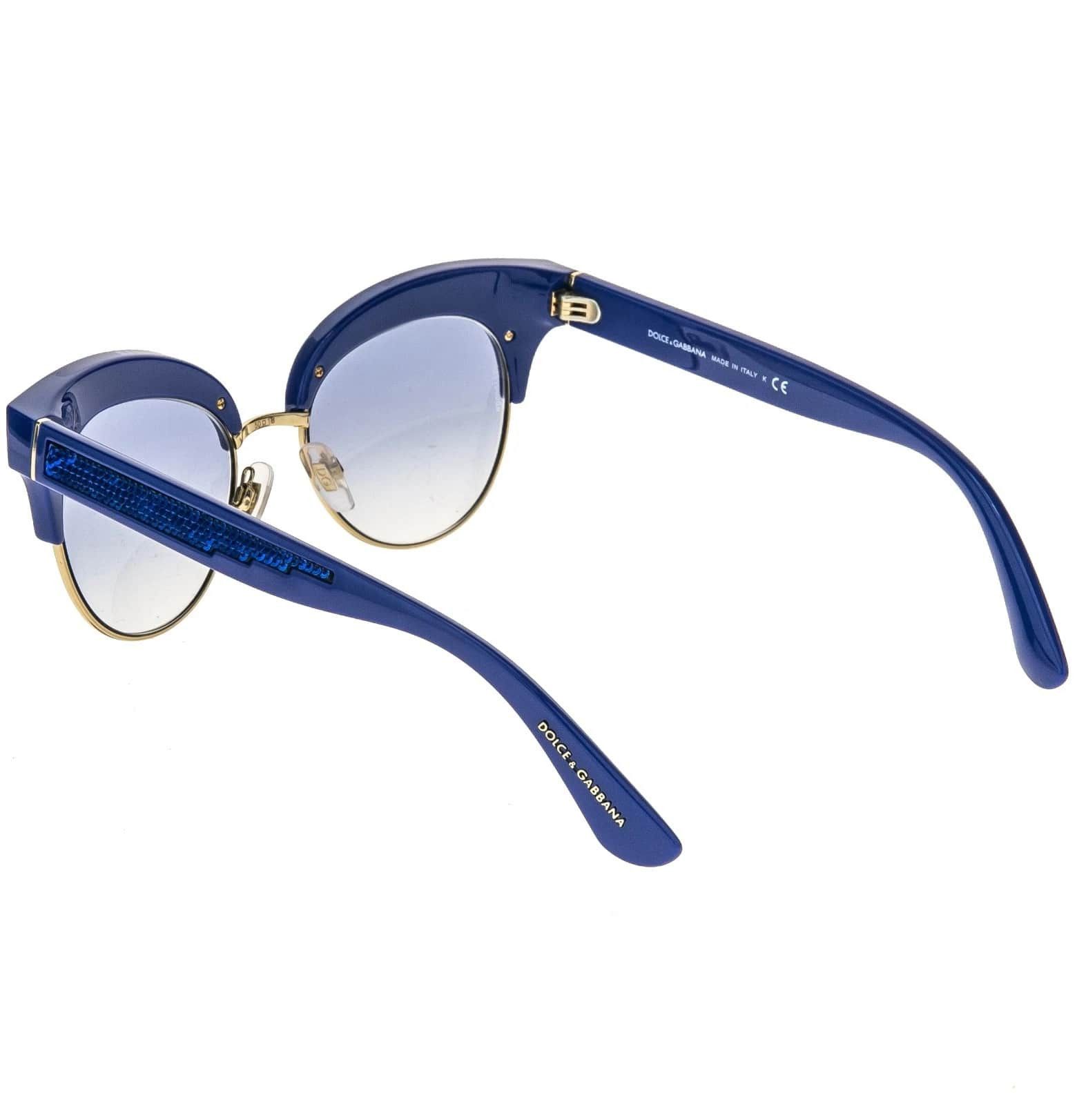 Dolce & Gabbana DOLCE & GABBANA DG6109 6109 Blue Gradient Fashion Sunglasses Size ONE SIZE - 3 Thumbnail