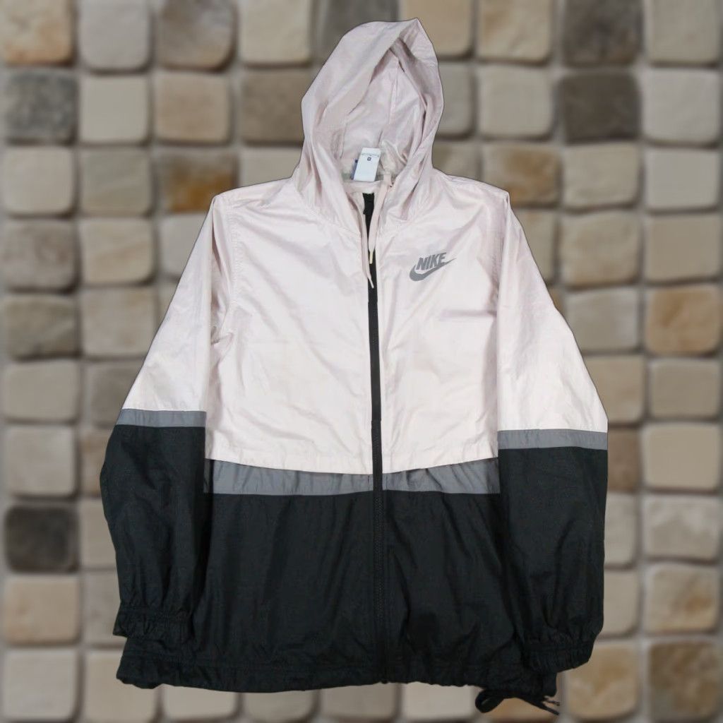 Nike Nike Jacket Medium Pink Black Full Zip Womens Size M / US 6-8 / IT 42-44 - 1 Thumbnail