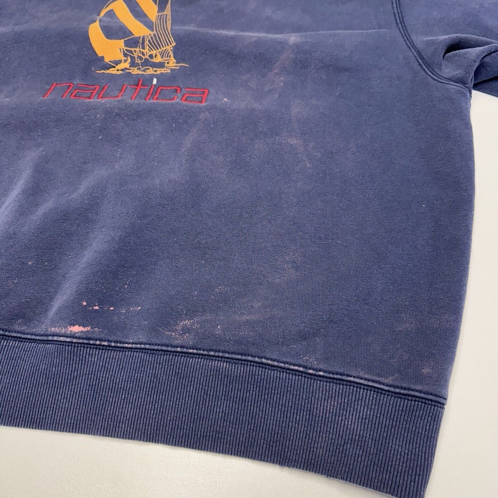 Nautica × Vintage Vintage Nautica Sweatshirt Mens XL Blue Crew Neck Embroidere Size US XL / EU 56 / 4 - 6 Thumbnail