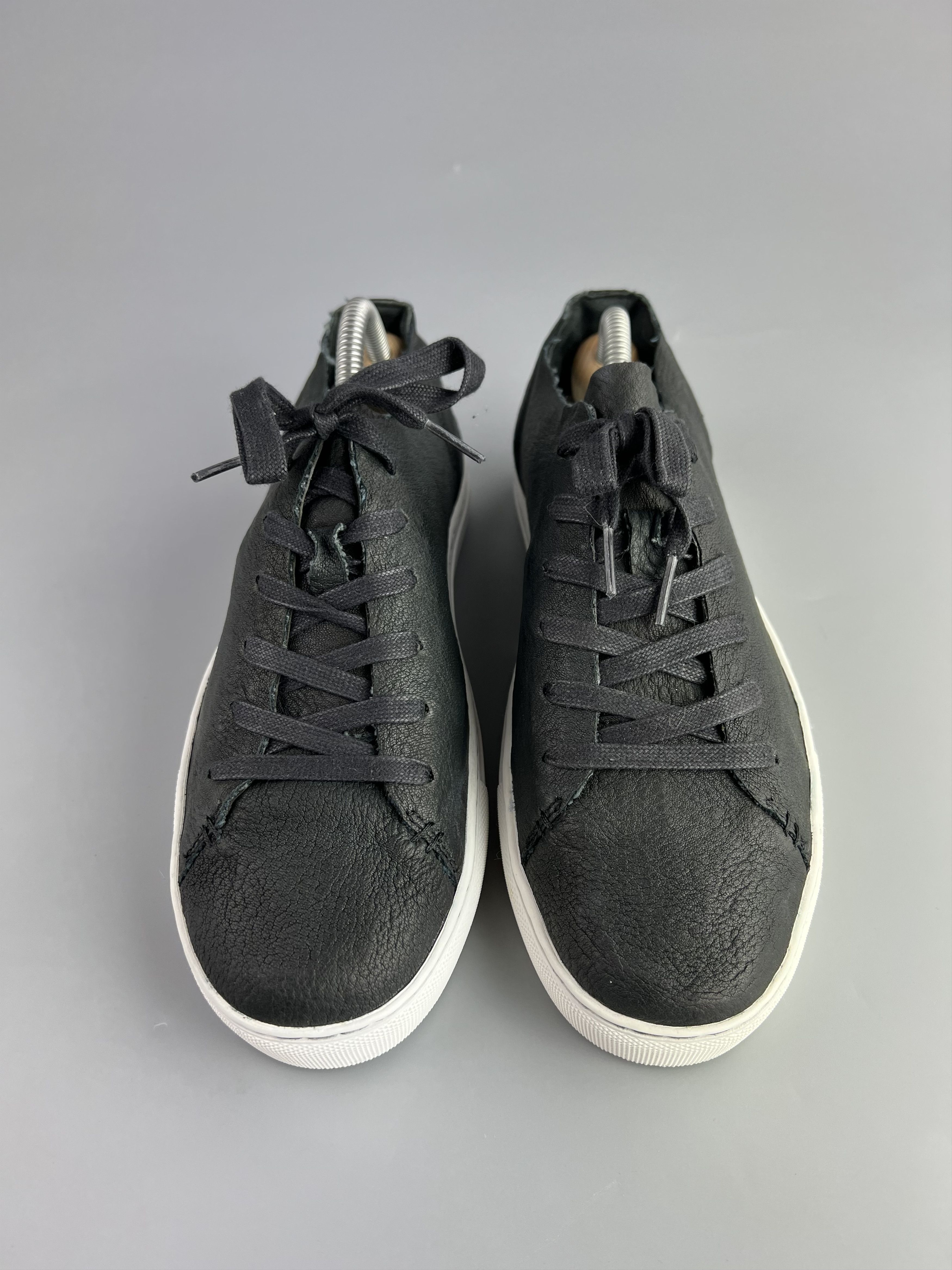 Crime London Crime London Black Leather Sneakers Size 40 Size US 9 / IT 39 - 1 Thumbnail
