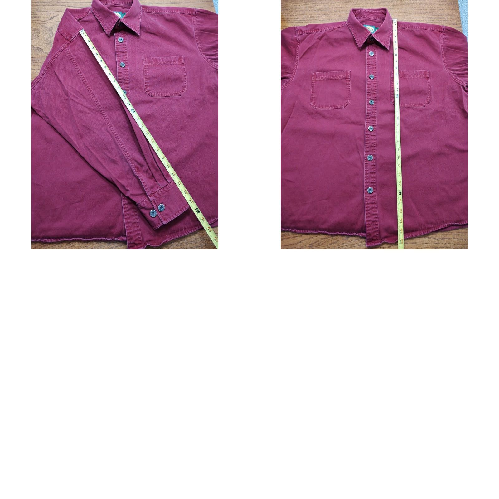 Vintage VINTAGE Cabela's Shirt Men XL Red Cotton Canvas Western Button-Up Casual Workwear Pocketed Button-Down Size US XL / EU 56 / 4 - 8 Thumbnail
