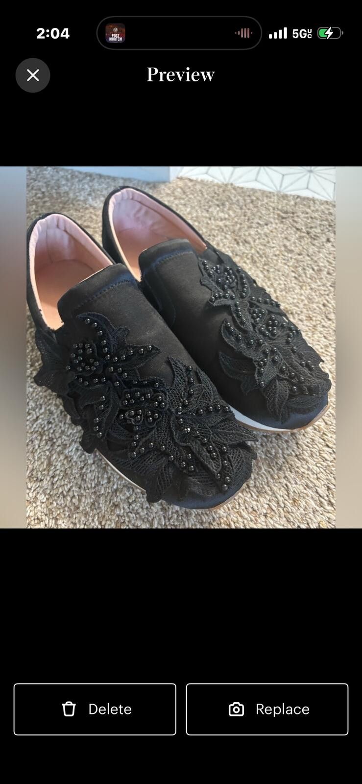 Zara (ZARA) Elegant Black Embellished Women's Shoes Size US 8 / IT 38 - 1 Thumbnail