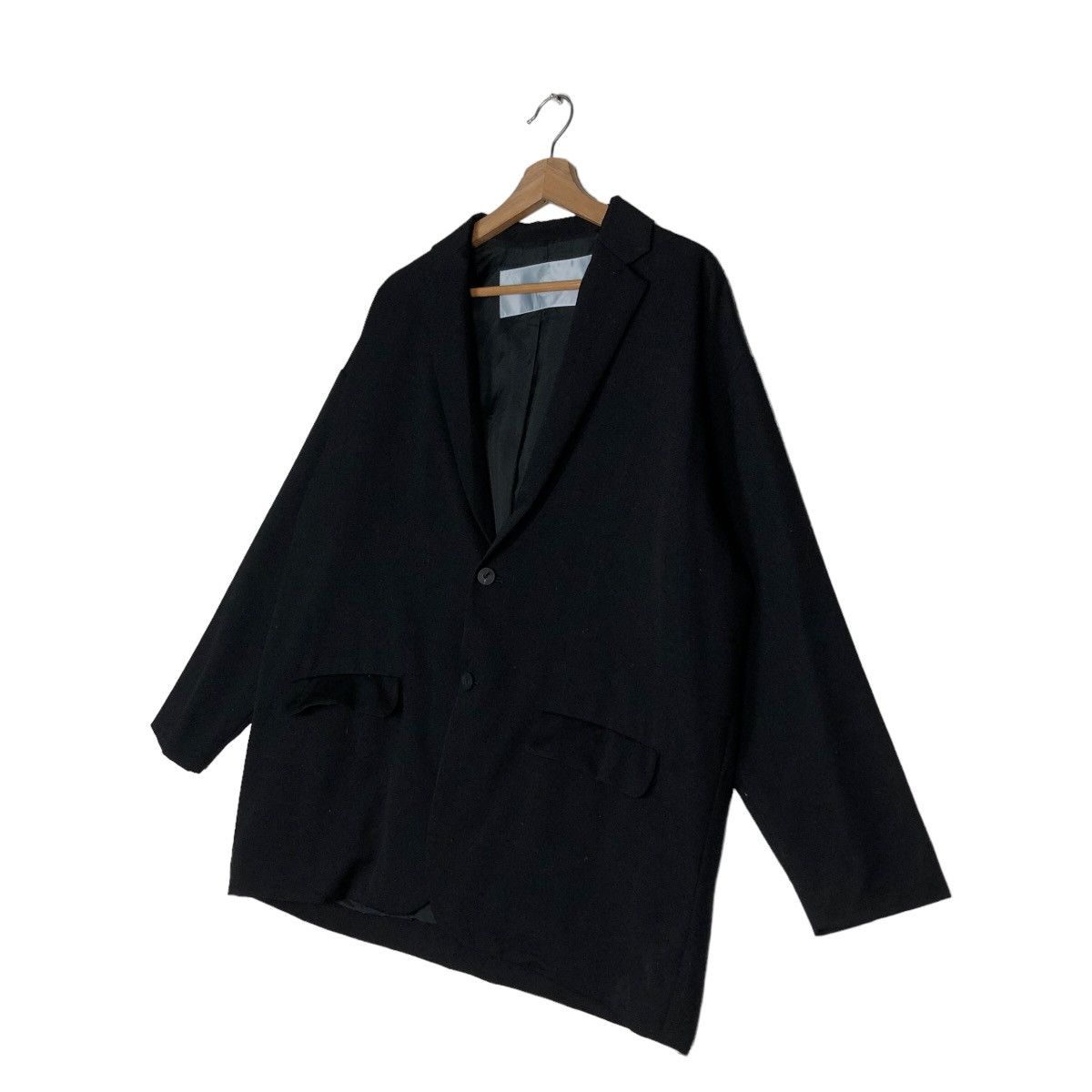 Dulcamara Japan 🔥Vintage Rich Black Long Jacket Dulcamara Double Breast Size US M / EU 48-50 / 2 - 2 Thumbnail
