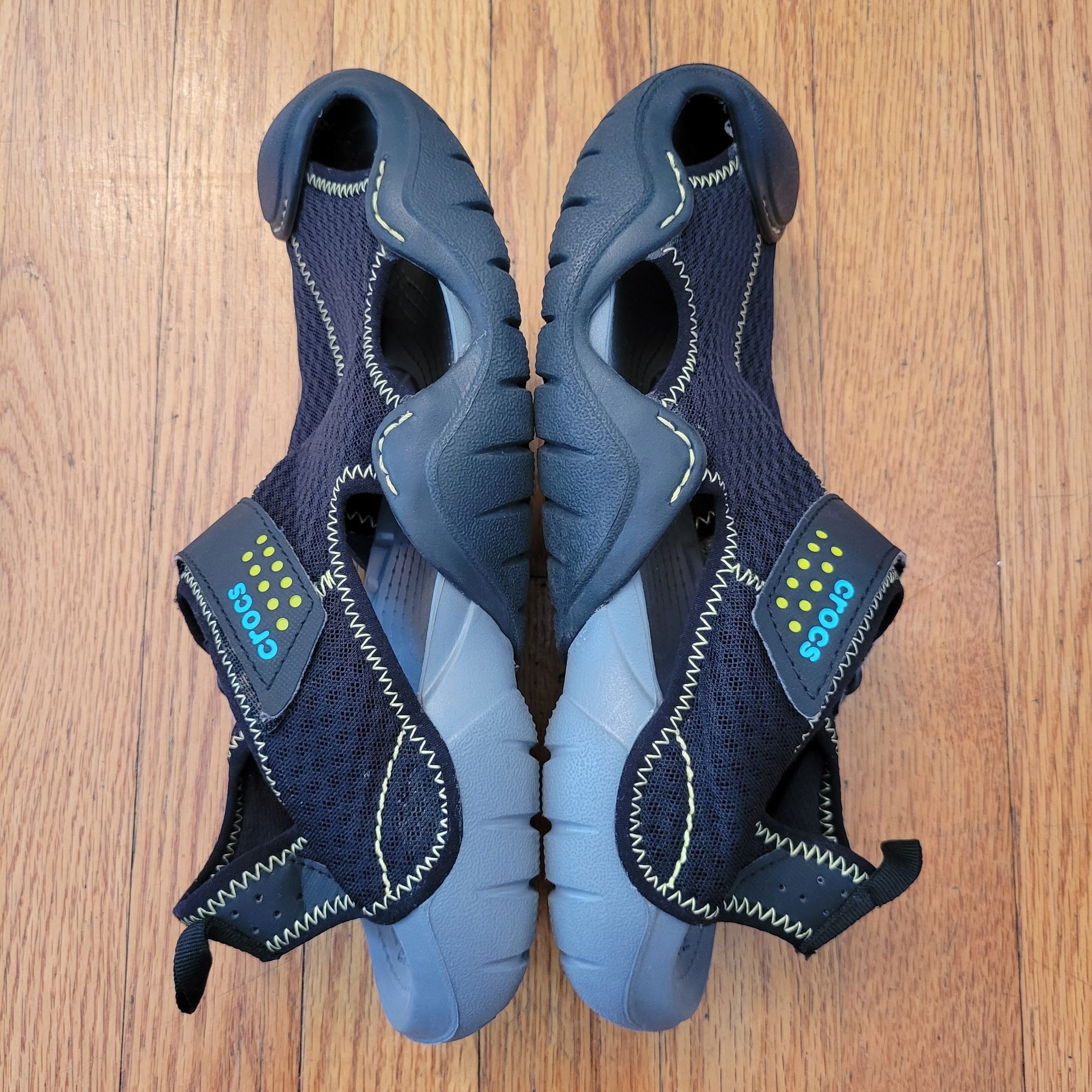 Crocs Crocs Swiftwater Mesh Water Sandals 8 Black Deck Shoes Beach Size US 8 / EU 41 - 5 Thumbnail