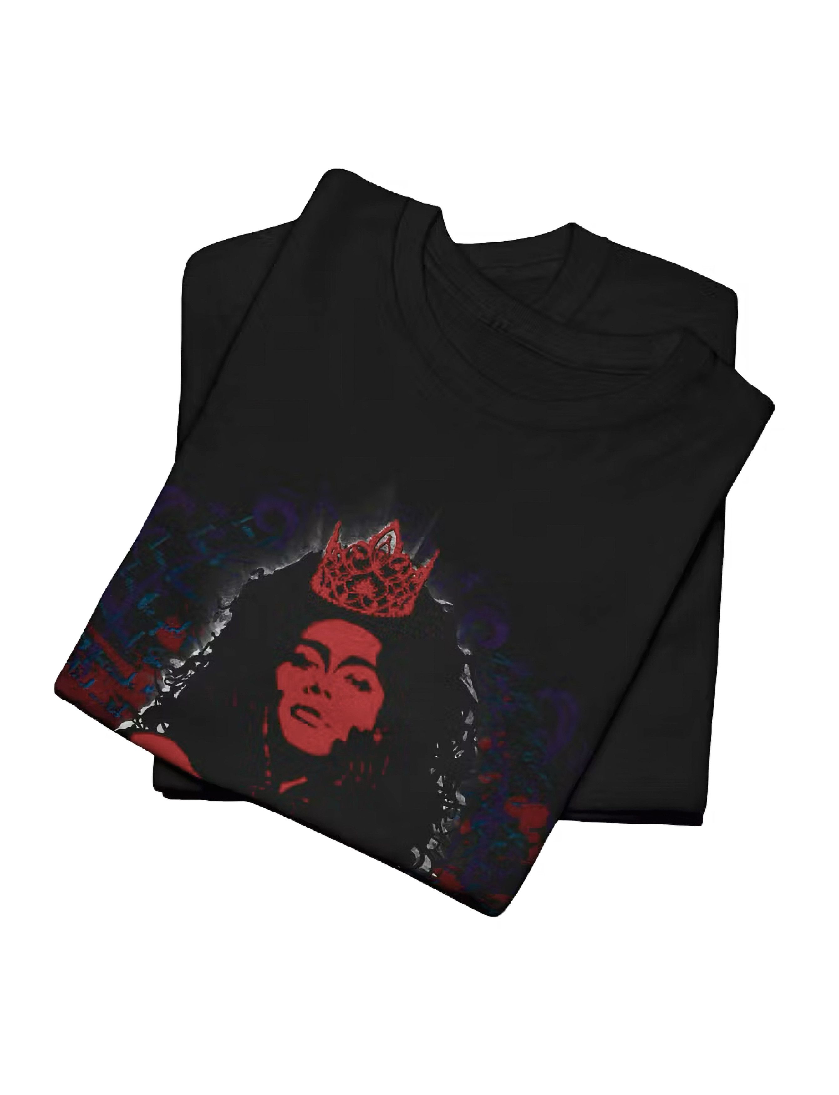 Other MISS MALINAH white & red black graphic tee Size US M / EU 48-50 / 2 - 2 Thumbnail