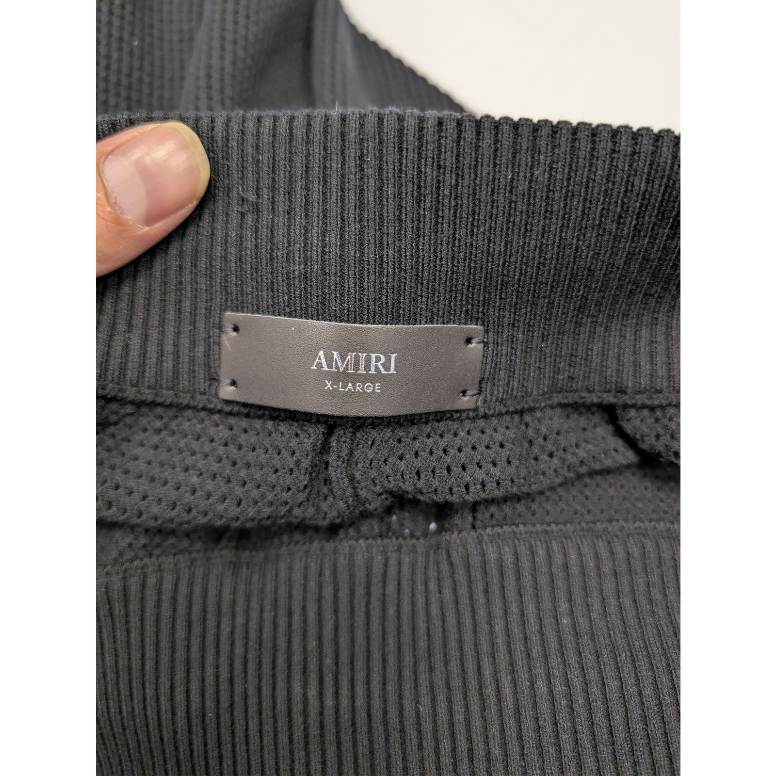 Amiri o1rshd1 Club Amiri Crochet Short Shorts in Black Size US 36 / EU 52 - 14 Thumbnail