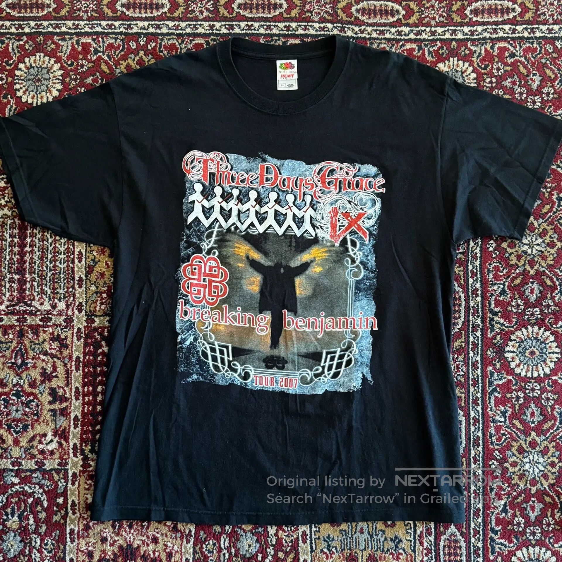 Vintage Vintage Three Days Grace Tee. Size US XL / EU 56 / 4 - 1 Thumbnail